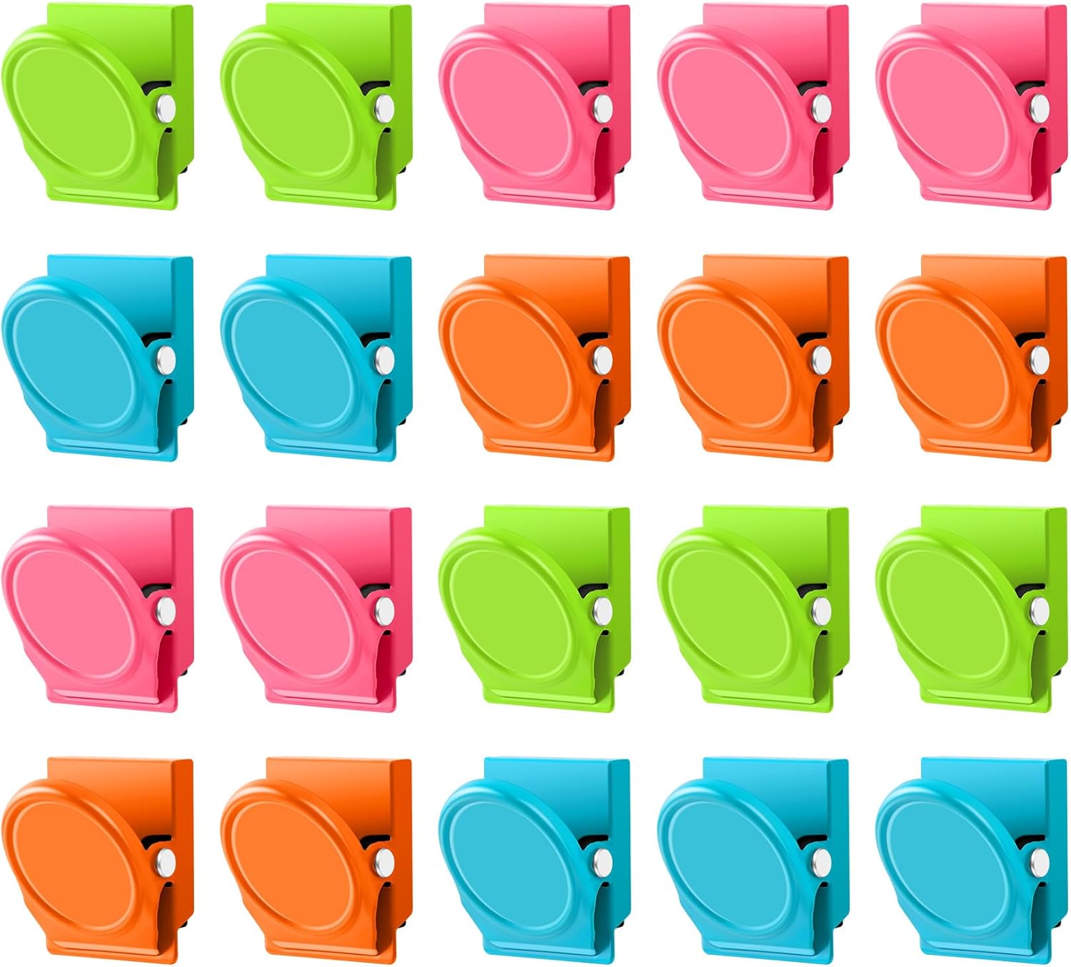 Grtard Magnetic Clips 12 Pack Refrigerator Magnets Whiteboard Magnets Clips, Magnetic Metal Clips, Fridge Magnets Scratch Free Perfect for Note List Photo Displays Home School Office Uses(Colorful) 30 71SFFTEyV+L. AC SL1500 - northernschoolofshiatsu.co.uk