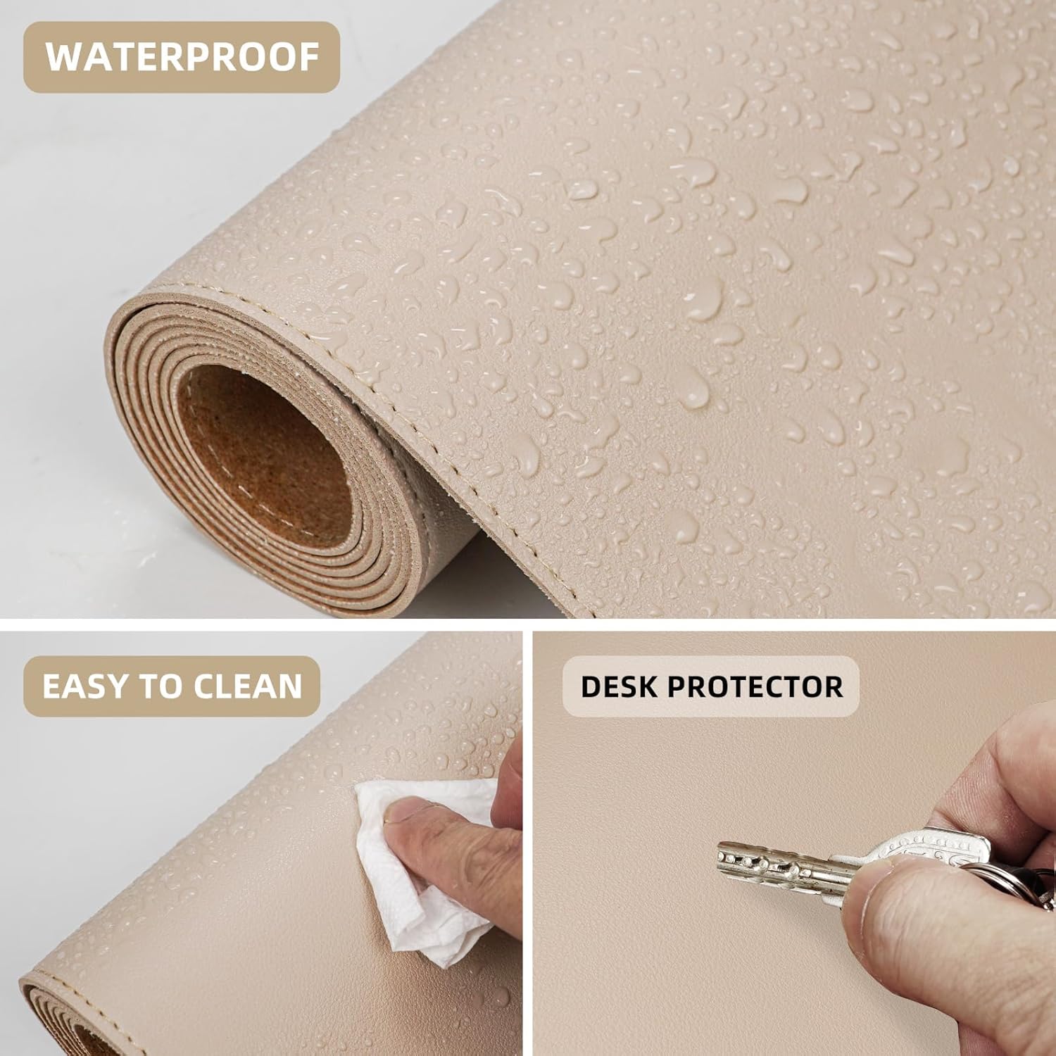 Large Desk Mat 47.2" x 17" Leather Desk Pad Protector with Natural Cork & PU Leather, Non-Slip Office Desk Mat, Large Mouse Pad, Waterproof Desk Blotter pad for Office&Home(Black) 54 71Sfw3A8YdL. AC SL1500 - northernschoolofshiatsu.co.uk