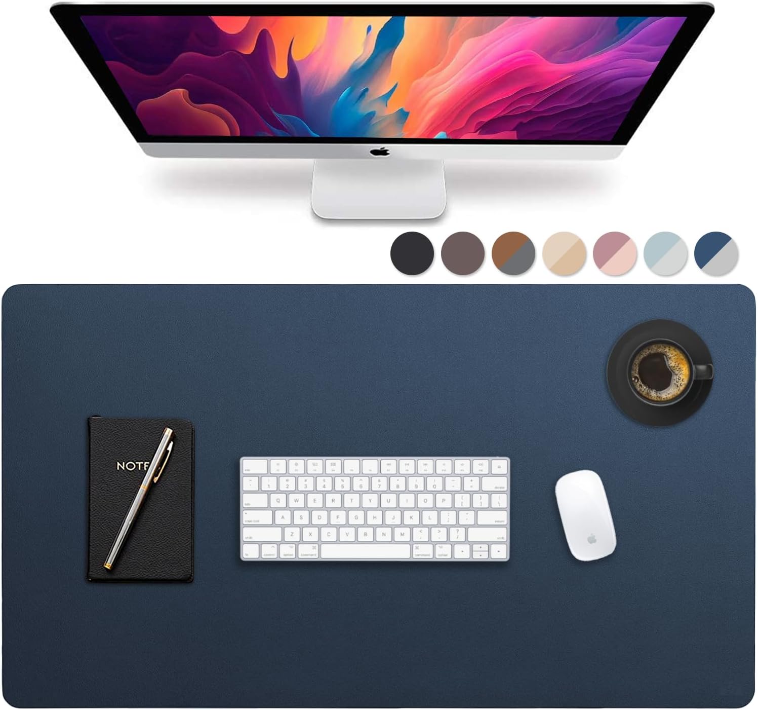 Leather Desk Pad 36" x 20", Vine Creations Office Desk Mat Waterproof Black - Premium Quality - Smooth Mouse Writing Surface - Maximum Protection Dual-Sided Pu Leather Blotter for Desk Office/Home 39 71SuokhGkjL. AC SL1500 - northernschoolofshiatsu.co.uk