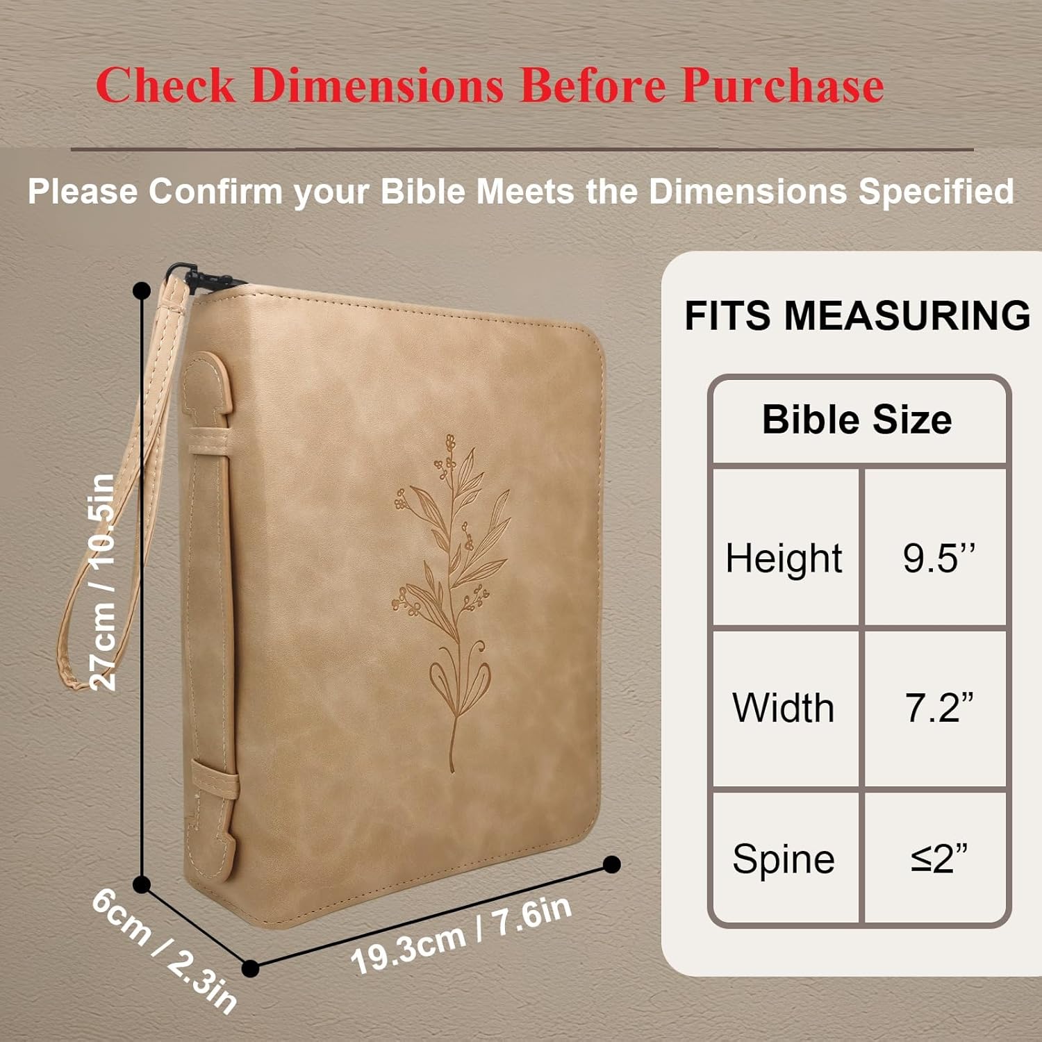 Bible Cover Case for Women, PU Leather Bible Cases, Floral Bible Case for Women w/Storage, Durable Bible Carrying Case for Women w/Detachable Wristlet Strap, Debossed Bible Case 3 71TTpEZ0hkL. AC SL1500 - northernschoolofshiatsu.co.uk