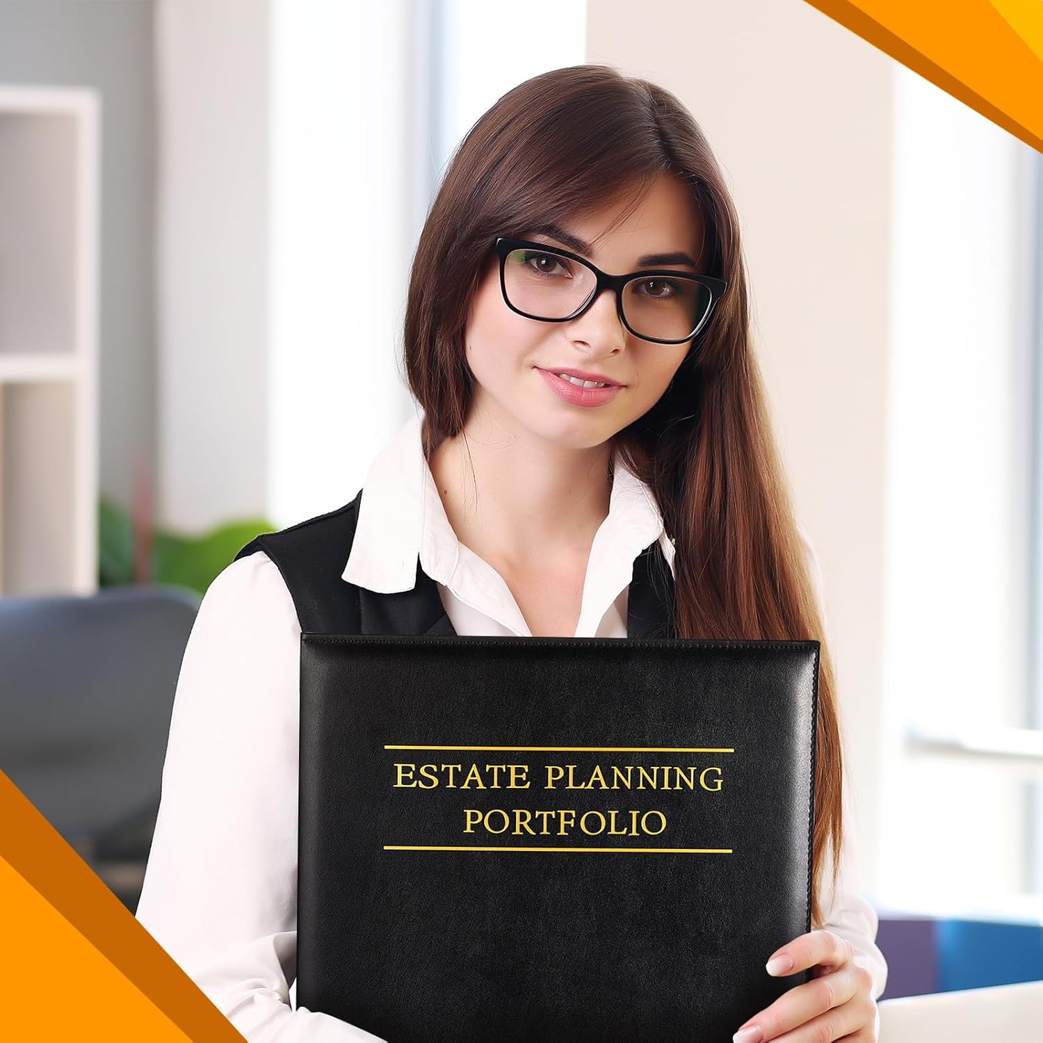 2 Pcs Estate Planning Portfolio Binder PU Leather 3 Ring Binders with Gold Title and Index Tab Dividers, 11'' x 11.8'' x 2.4'' Estate Planning Organizer(Black) 5 - northernschoolofshiatsu.co.uk