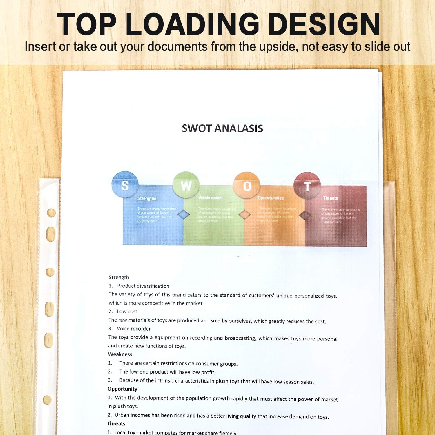 Sheet Protectors, PANDRI 1000 Pack Clear Heavy Duty Plastic Page Protectors Sheet Reinforced 11-Hole Fit for 3 Ring Binder Fits Standard 8.5 x 11 Paper, 9.25 x 11.25 Top Loaded, Excluding Acid 4 71Th3sozy+L. AC SL1500 - northernschoolofshiatsu.co.uk