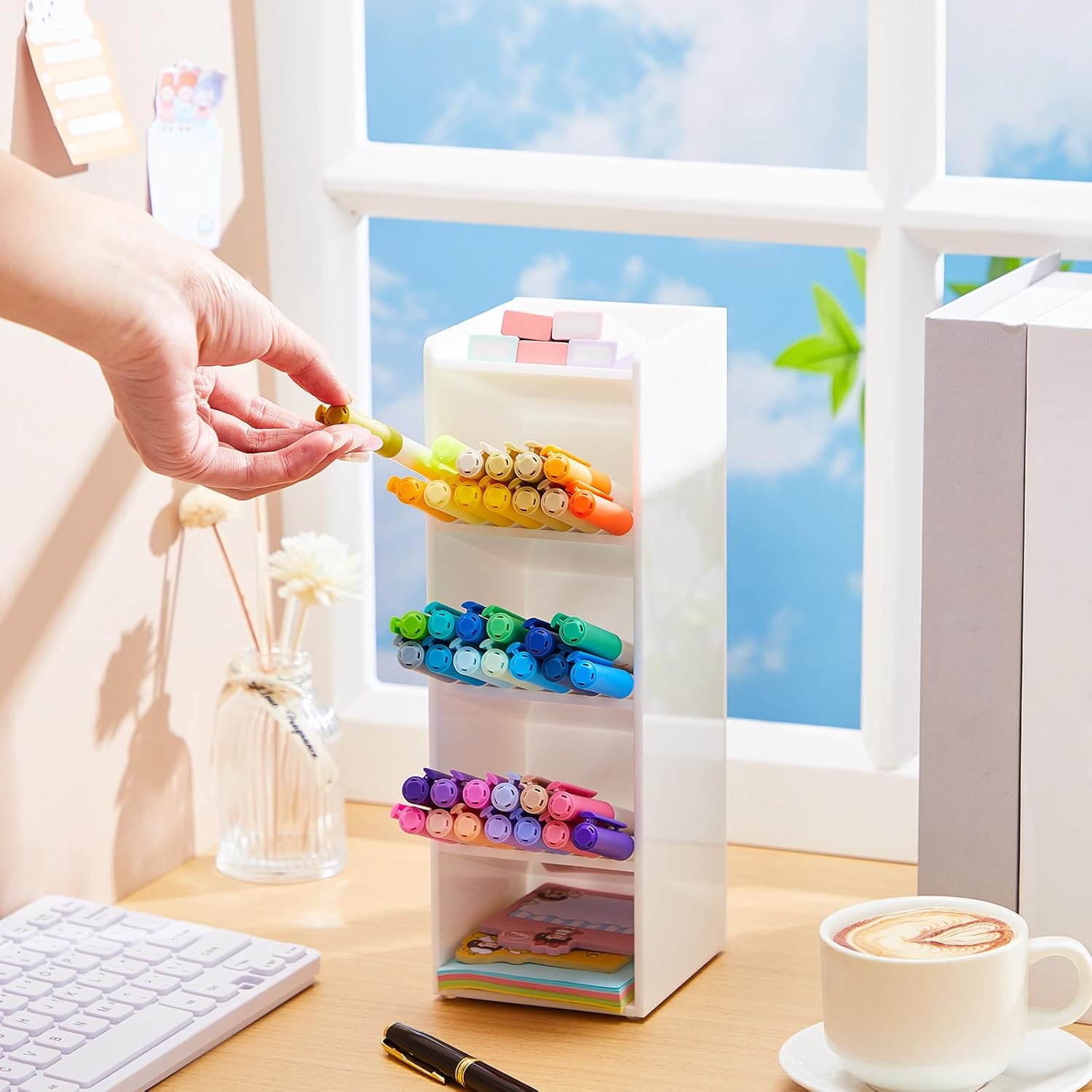 Acrylic Pen Organizer Storage Vertical Marker Organizer Acrylic Pen Display Holder for Office Desk Desktop Stationery Pencil Storage(Clear,13 x 4 x 10.2 Inch) 63 71TiI1WK16L. AC SL1500 - northernschoolofshiatsu.co.uk