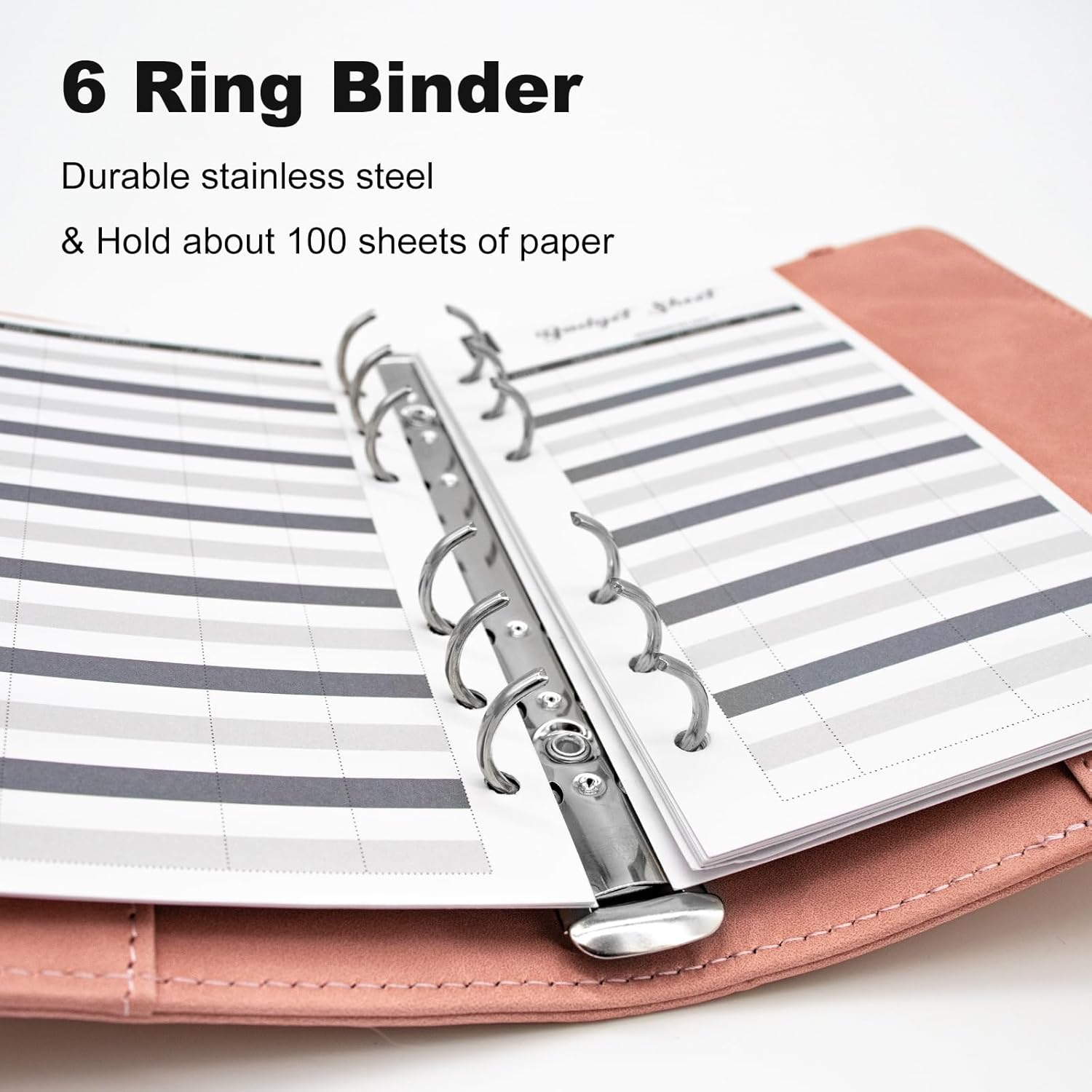 A5 Refillable 6 Ring Faux Leather Budget Binder,Mini Notebook Binder Cover for A5 Filler Paper,Loose Leaf Personal Planner Cover with Magnetic Buckle Closure(Marble Purple) 11 71Tqc9WNTiL. AC SL1500 - northernschoolofshiatsu.co.uk