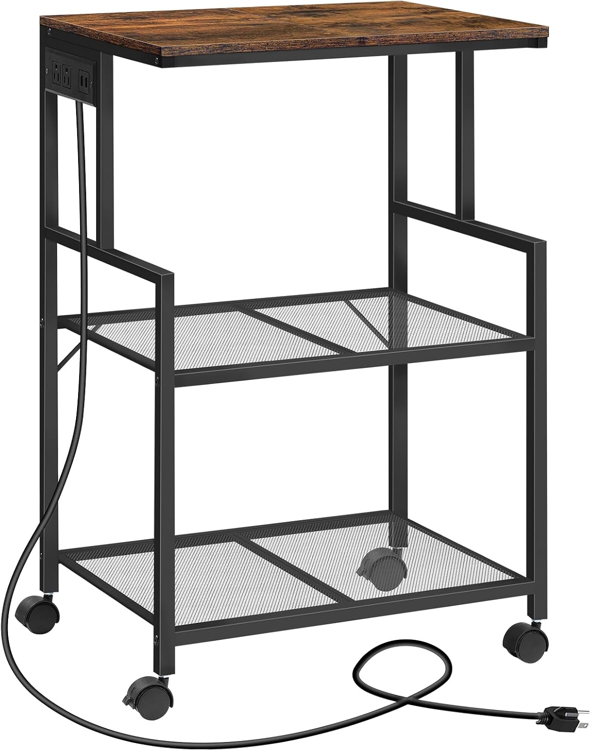 Mobile Printer Stand, 3-Tier Industrial Printer Cart with Power Outlets and 2 USB Ports, Rolling Printer Table on Wheels for Home Offices Kitchen Organization Rack, Rustic Brown PTHR78E01 1 71UCCZW5zmL. AC SL1500 - northernschoolofshiatsu.co.uk