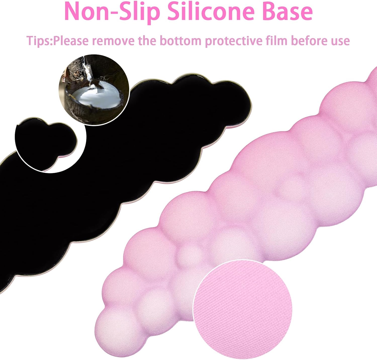 Cloud Mouse Pad and Keyboard Wrist Rest Set,4 Pcs Pink Ergonomic Arm Support for Computer Desk,Cute Palm Resting Cushion with Mousepad & Coaster | Office Computer Laptop Typing Pain Relief 29 71UFXROP8YL. AC SL1500 - northernschoolofshiatsu.co.uk