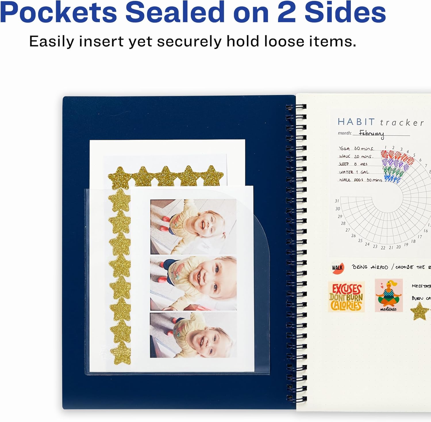 Avery Corner Pockets, 6" x 6", Translucent Pockets for Planners and Notebooks, 2 Adhesive Pockets Total (73715) 5 71V09c1kmlL. AC SL1500 - northernschoolofshiatsu.co.uk
