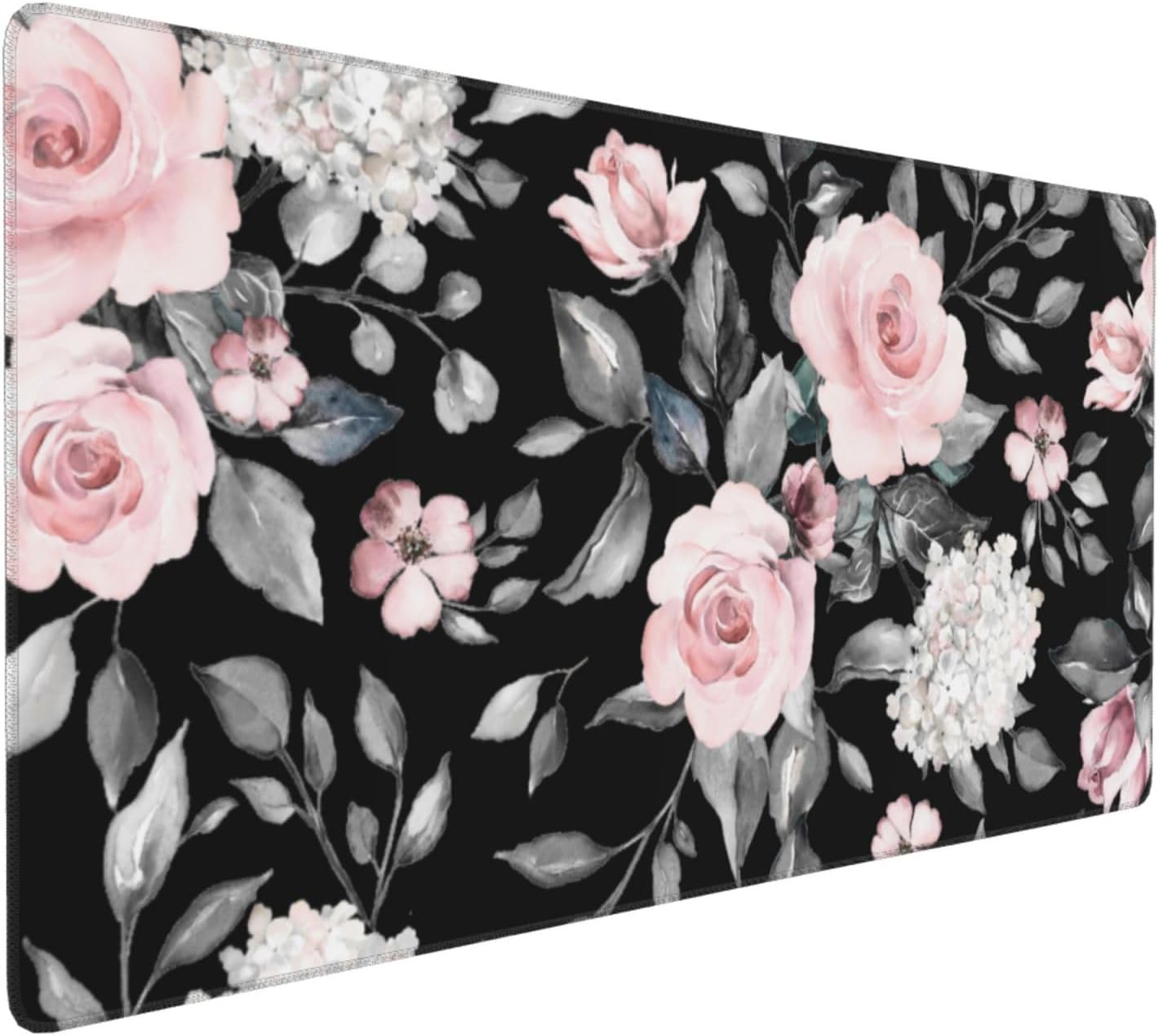 Large Floral Mouse Pad Extended Gaming Mousepad 31.5"x11.8" Vintage Aesthetic Black Desk Mat Flower Mouse Pad Plant Wildflower Mousepad XXL Laptop Computer Keyboard Mats for Desk Office 29 71V6GkScgXL. AC SL1500 - northernschoolofshiatsu.co.uk