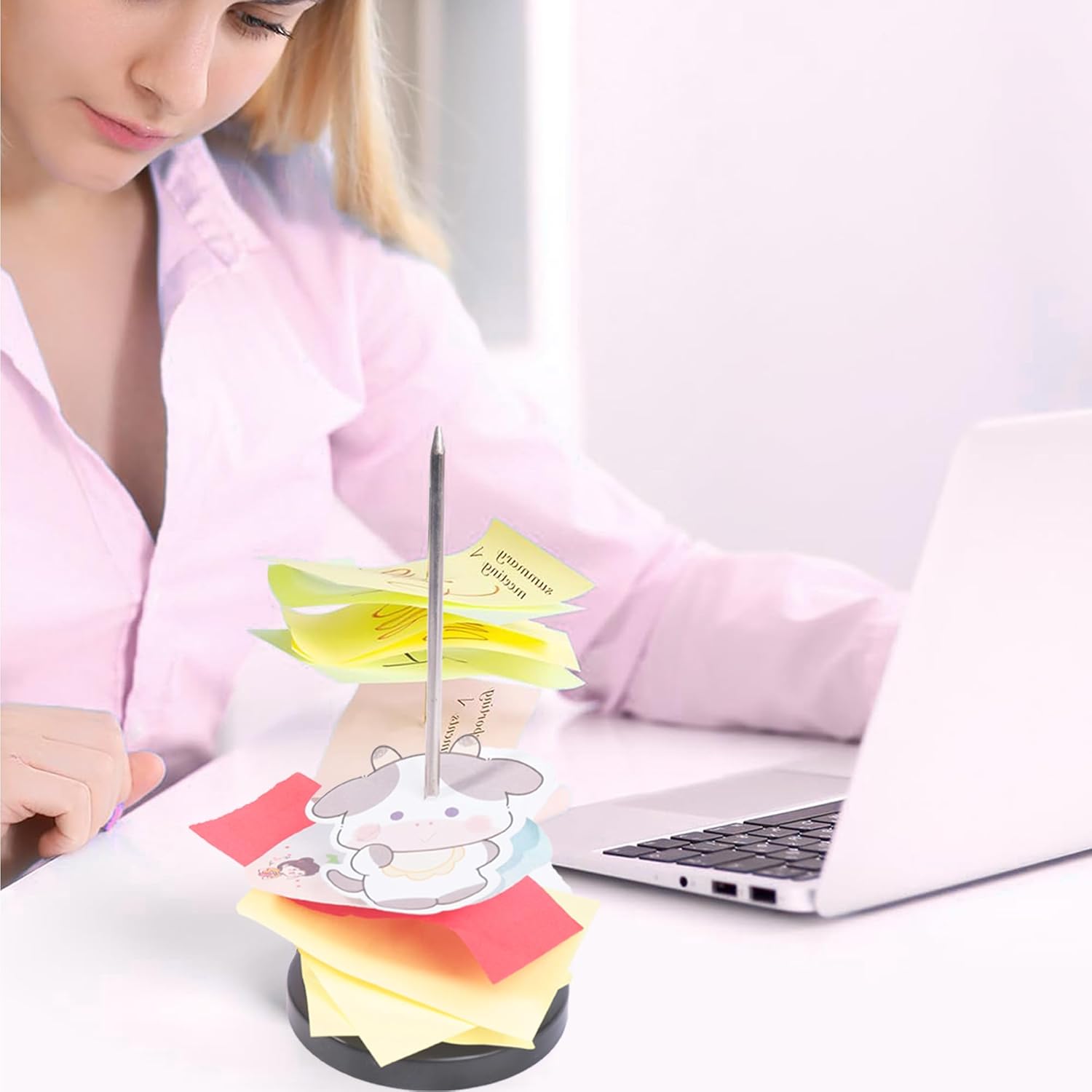 2 Pcs Desk Receipt Organizer Receipt Holder,Receipt Spike Ticket Spike Bill Fork, Receipt Holder Organizer,Ticket Holder for Restaurant Ticket Holder,Ticket Stabber Spindle (Black, 2 Pack) 8 - northernschoolofshiatsu.co.uk