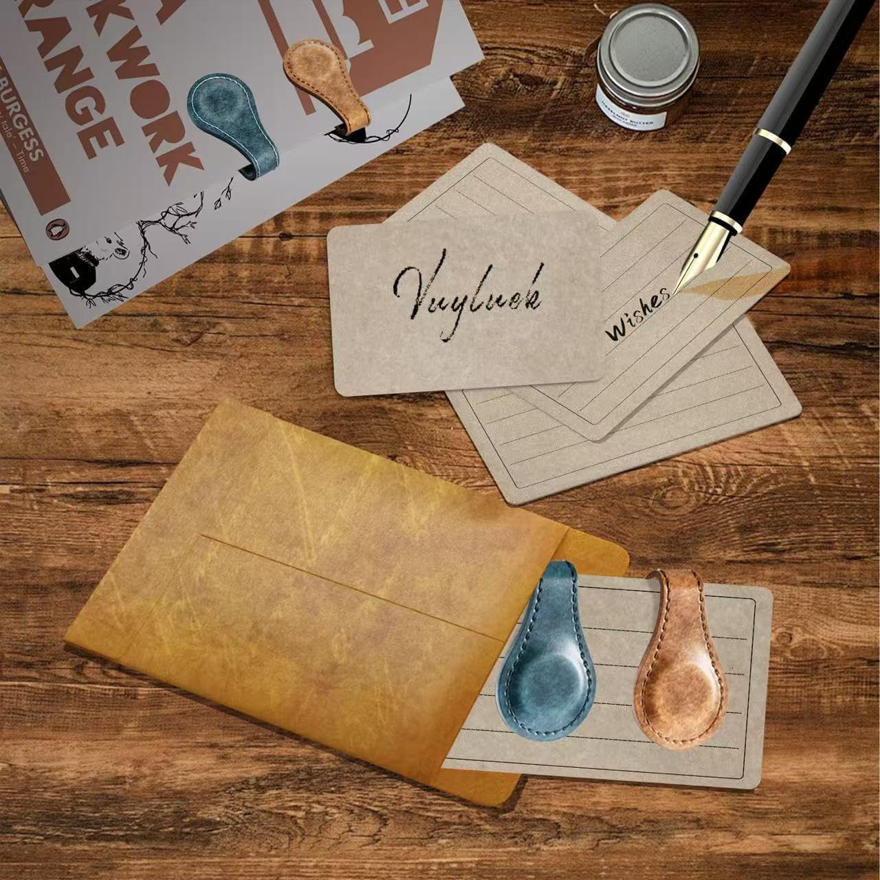 2PCS Magnetic Leather Bookmarks, Best Vintage Book Page Markers Clips Gift for reading men women teachers book lovers, Handmade Genuine Leather Magnetic book marks set of 2 (Earth Brown+Prussian Blue) 5 71VezSCLEOL. AC SL1280 - northernschoolofshiatsu.co.uk
