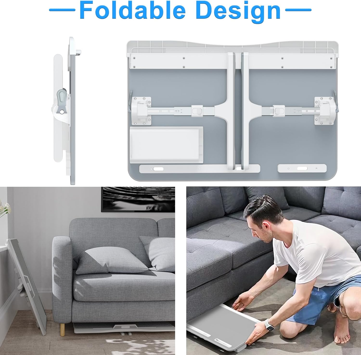 Laptop Bed Desk, Adjustable Laptop Lap Desk with Drawer, X-Large Foldable Bed Table Tray for Bed Couch Floor Desk Writing Working Reading Eating Painting (Marble, 23.6"×15.7") 25 71Vk34+69qL. AC SL1500 - northernschoolofshiatsu.co.uk