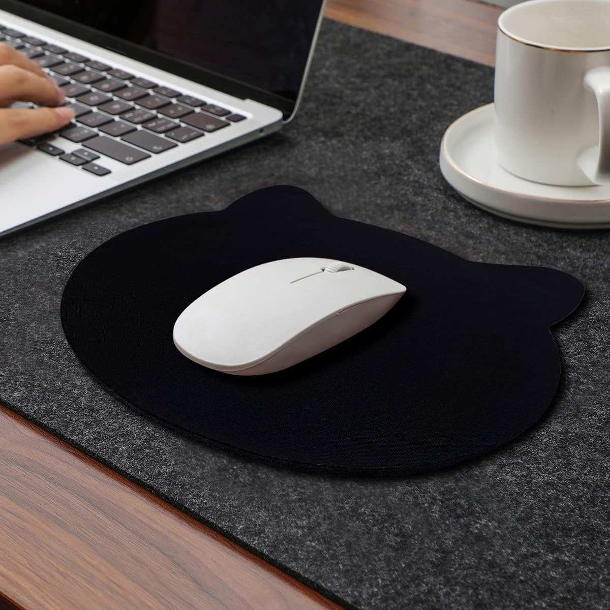 Mouse Pad Cat Motive, Mousepad Desk Accessory Cute Office Gaming Laptop Mouse Mat (Black) 3 71VtujNTzAL. AC SL1200 - northernschoolofshiatsu.co.uk