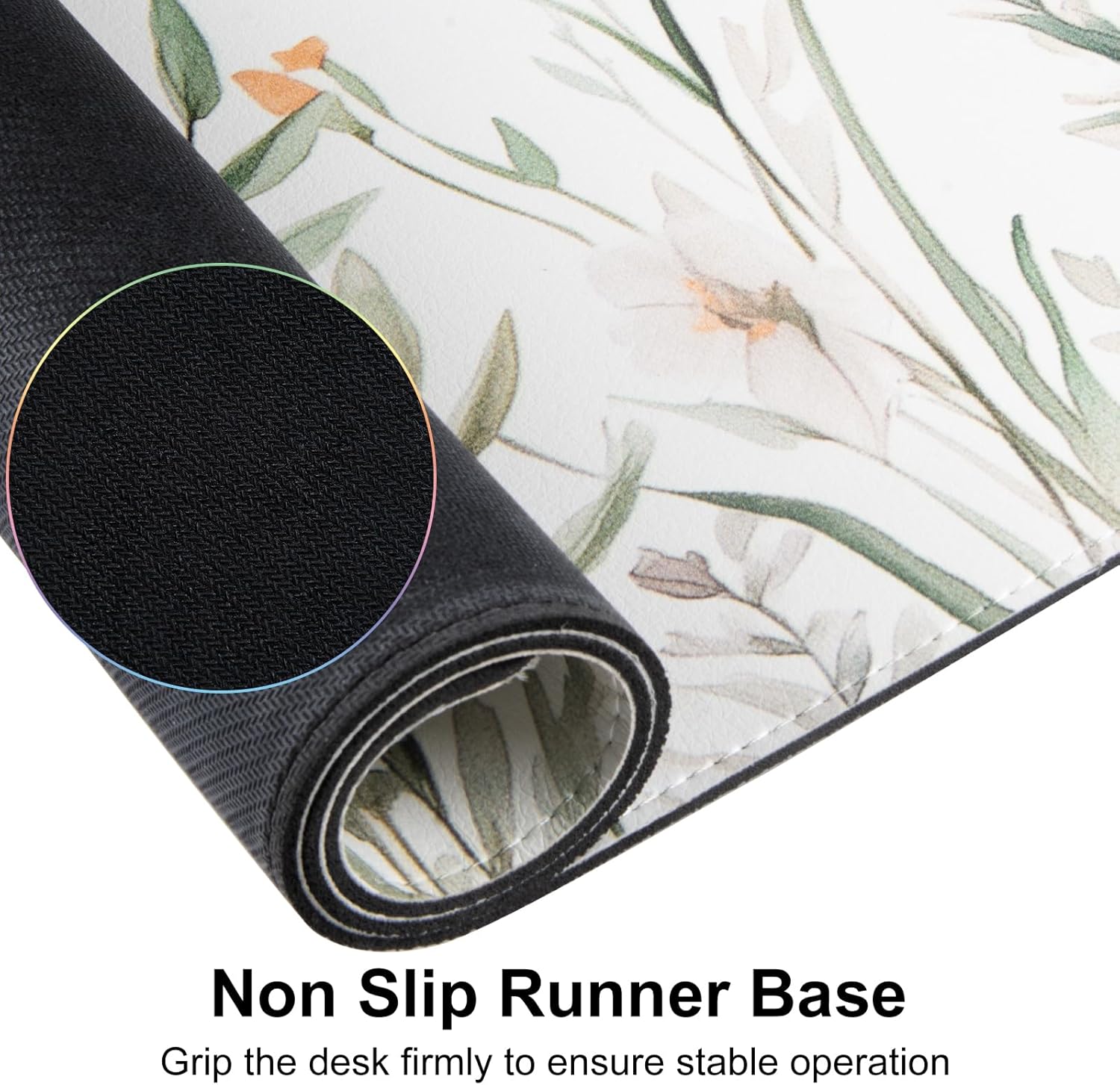 QIYI Large Mouse Pad for Desk, Watercolor Floral Computer Desk Mat for Keyboard and Mouse, Non-Slip Rubber Waterproof Leather Desk Pad, Flowers Gaming Mousepad Office Desk Accessories, 31.5" x15.7" 19 71W5ETfdDML. AC SL1500 - northernschoolofshiatsu.co.uk