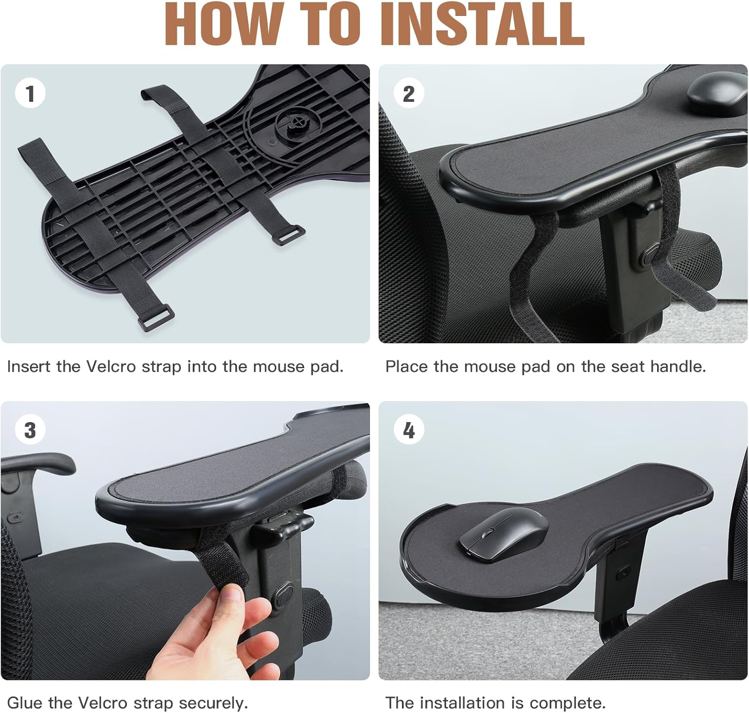 Ergonomic Adjustable Arm Rest Mouse pad for Chair, Mouse Extension Platform Tray with Mouse Baffle to Prevent Falling, Attaches to Chair, Black (Black(YYLL8326)) 4 71WTEP9qUSL. AC SL1500 - northernschoolofshiatsu.co.uk