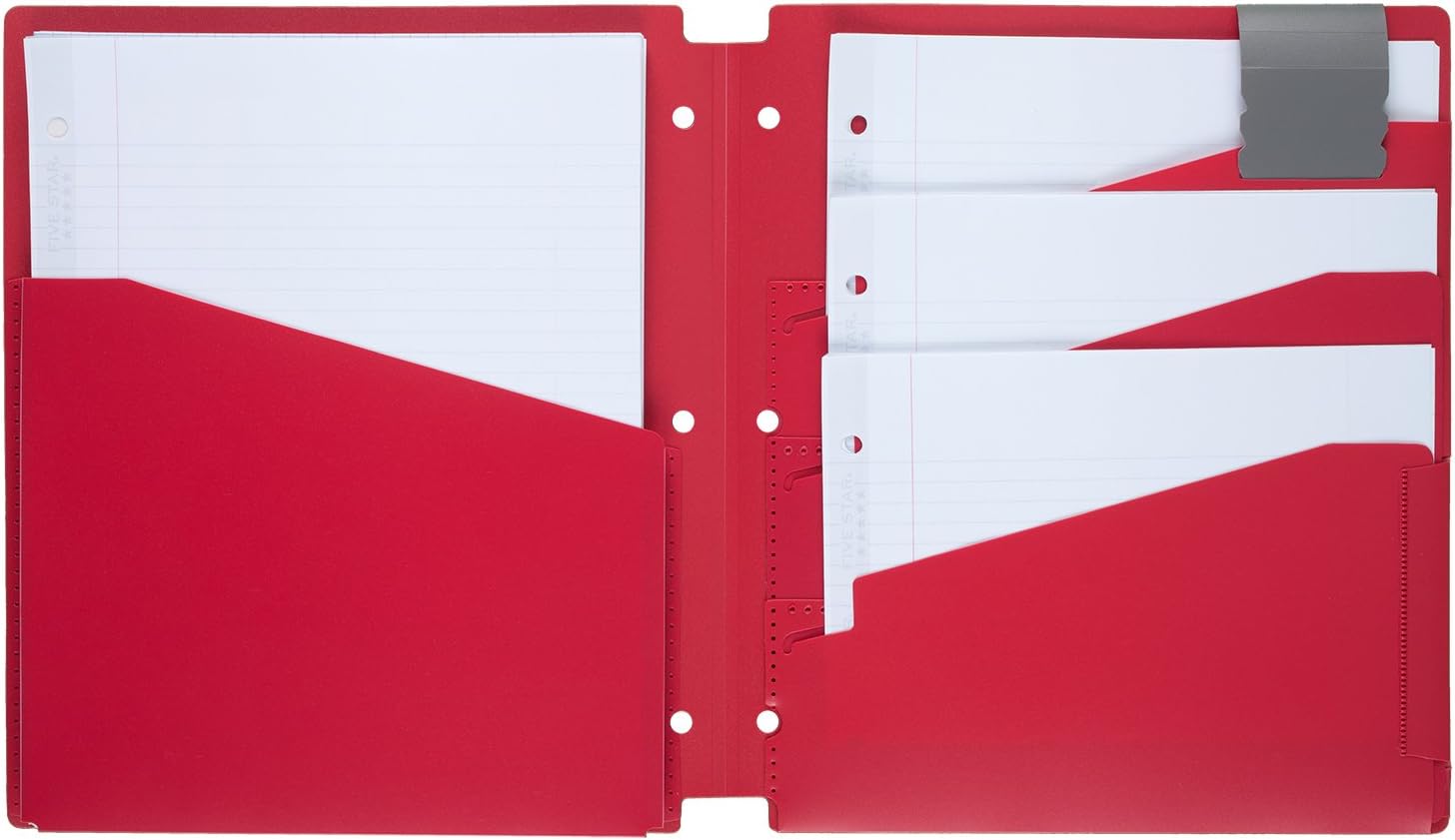 Five Star 4-Pocket Folders, Folders with Pockets, Fits 3 Ring Binder, Plastic, Teal, White, Purple, Lime, 4 Pack (73274) 24 71WotCkOQCL. AC SL1500 - northernschoolofshiatsu.co.uk