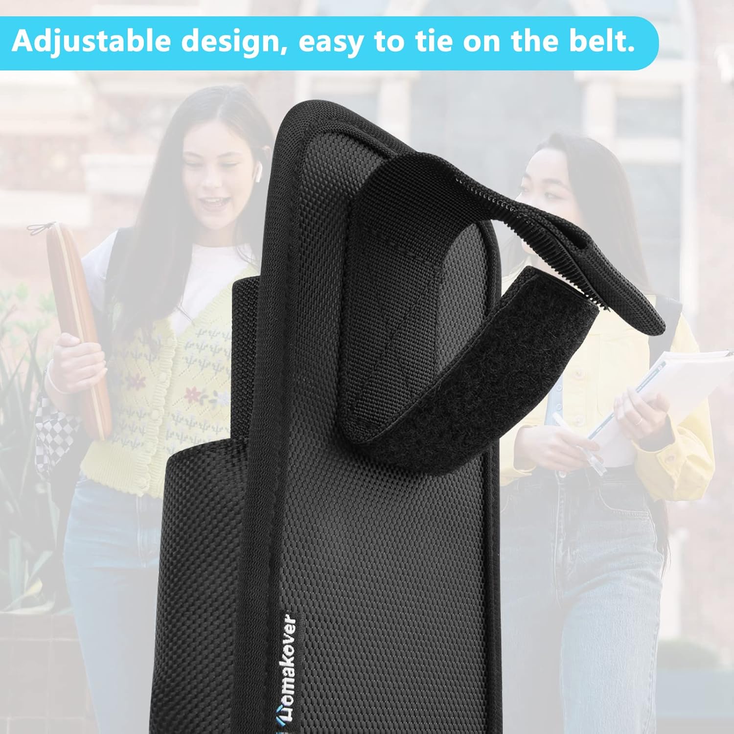 1680D Nylon Belt Pen Holder Multifunctional Adjustable Pencil Holder Pouch Pen Sleeve Case for Sharpie Fine Point, Rulers and Scissors (Black) 2 - northernschoolofshiatsu.co.uk
