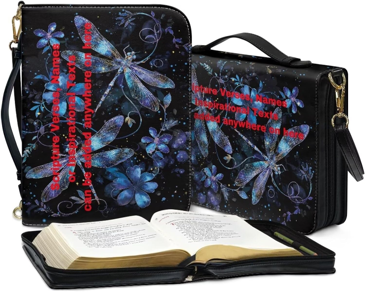 Custom Personalized PU Leather Bible Cover Case for Women,Customized Bible Cases Bible Tote Bag Bible Carrying Case Bible Carrier with Detachable Shoulder Strap,2XL 77 71XbOZocquL. AC SL1500 - northernschoolofshiatsu.co.uk