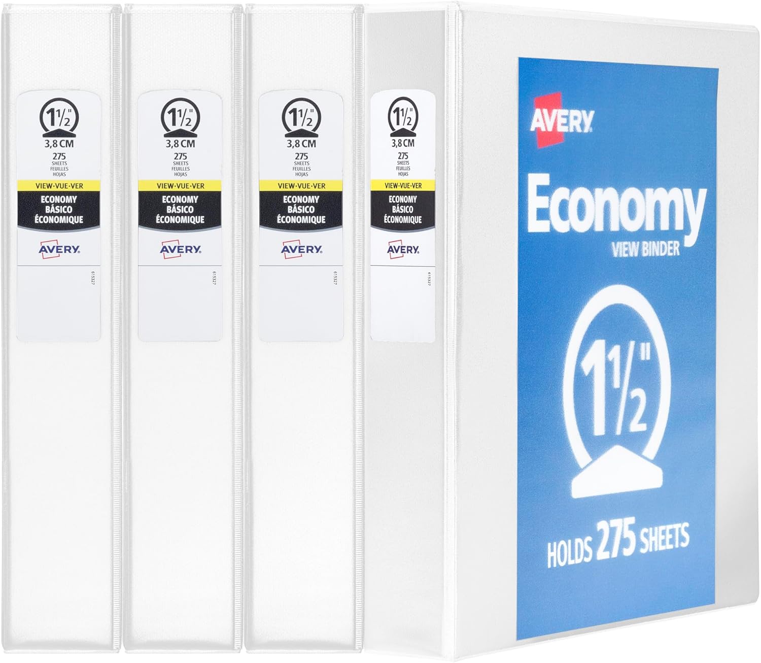 Avery Economy View 3 Ring Binder, 1" Round Rings, 1 White Binder (05711) 27 71Xeeqyyd7L. AC SL1500 - northernschoolofshiatsu.co.uk