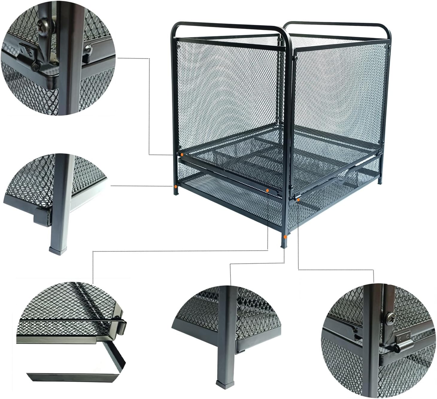 SETTFRFE Hanging File Folder Organizer with Drawer,File Holder for Desk,Mesh File Bins for Hanging Files,Letter Size,Black 5 71XgaGpNeLL. AC SL1500 - northernschoolofshiatsu.co.uk