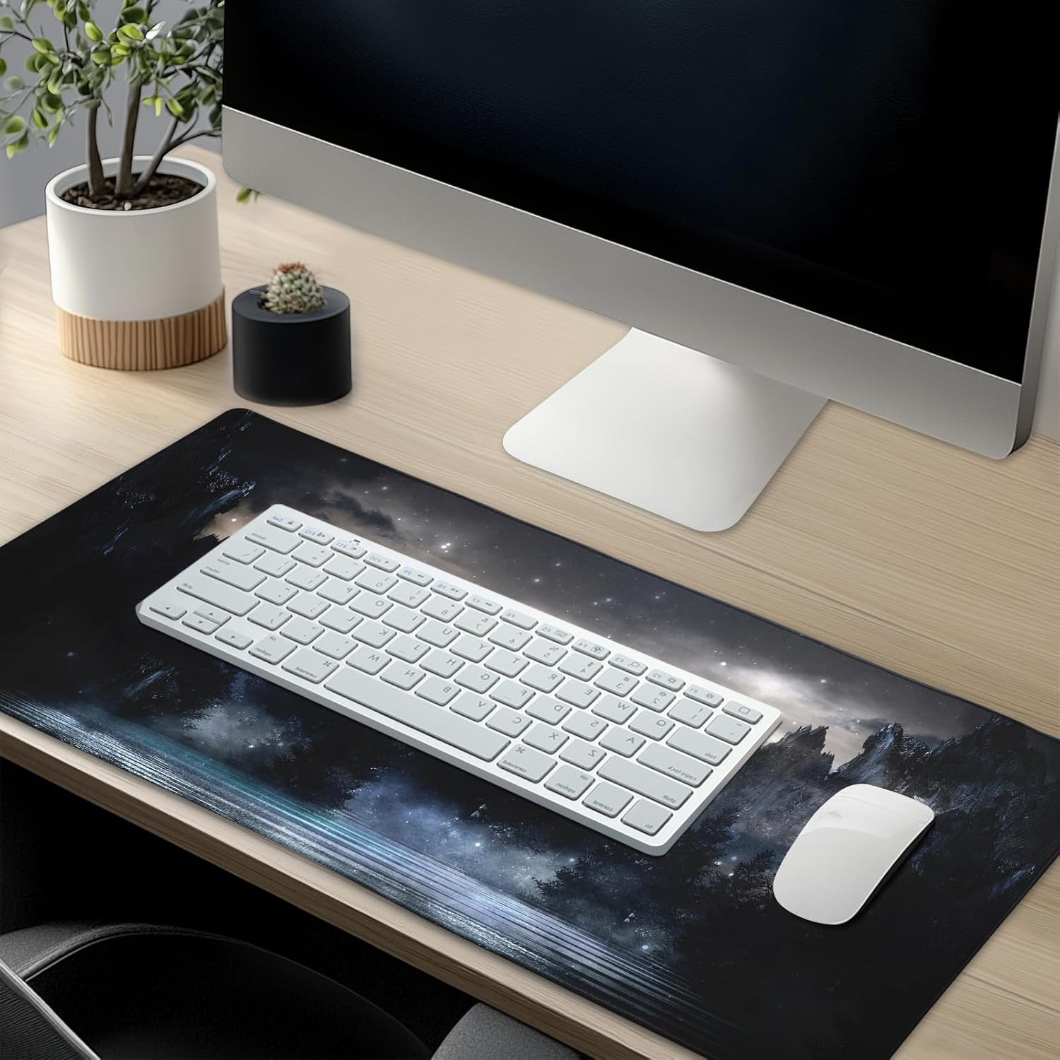 Large Floral Mouse Pad Extended Gaming Mousepad 31.5"x11.8" Vintage Aesthetic Black Desk Mat Flower Mouse Pad Plant Wildflower Mousepad XXL Laptop Computer Keyboard Mats for Desk Office 36 71XwLpA bfL. AC SL1500 - northernschoolofshiatsu.co.uk