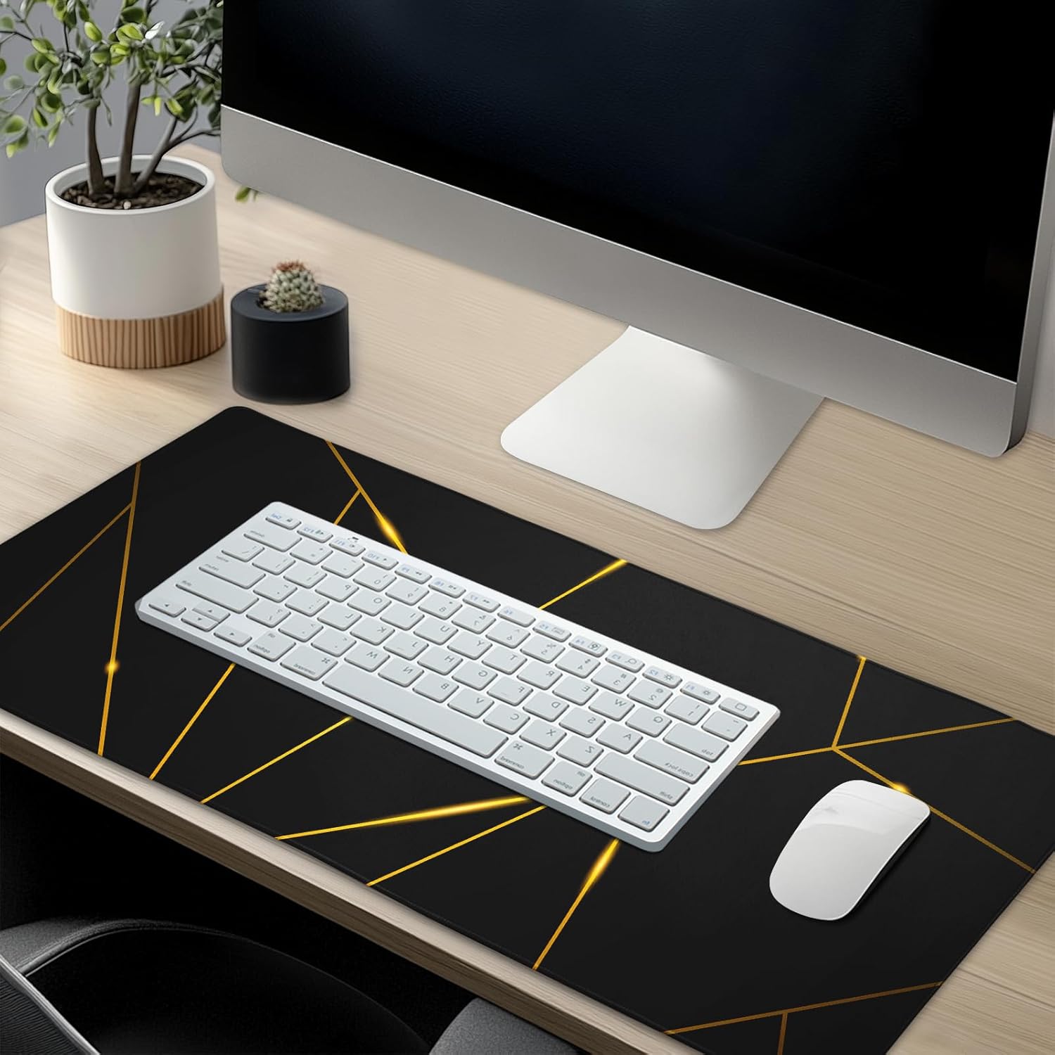 Large Floral Mouse Pad Extended Gaming Mousepad 31.5"x11.8" Vintage Aesthetic Black Desk Mat Flower Mouse Pad Plant Wildflower Mousepad XXL Laptop Computer Keyboard Mats for Desk Office 56 71Y1cCzEz8L. AC SL1500 - northernschoolofshiatsu.co.uk