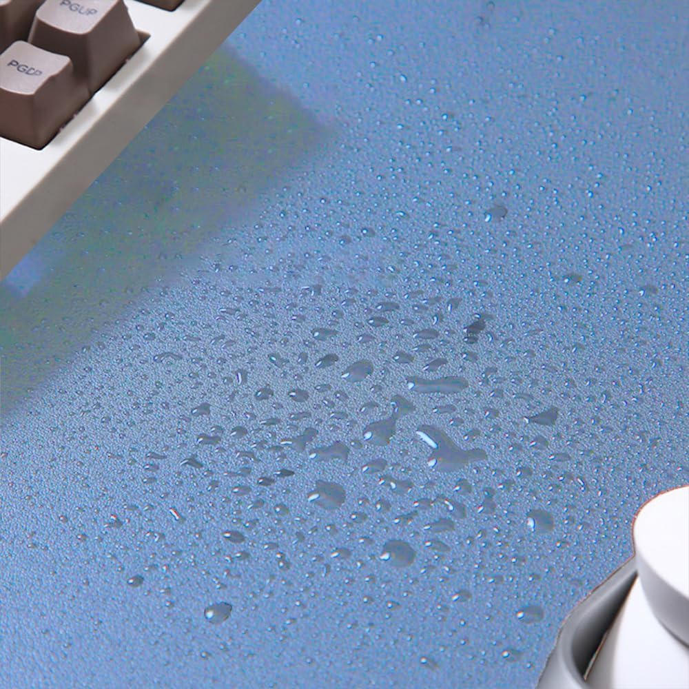 Desk Pad Protector Office Desk Mat, Dual-Sided Large Mouse Pad, Waterproof Desk Blotter Protector, Ideal for Large Mouse Pad and Small Desk Mats on Top of Desks (Blue, 23.6"x13.8") 3 71ZMQMmwafL. AC SL1000 - northernschoolofshiatsu.co.uk
