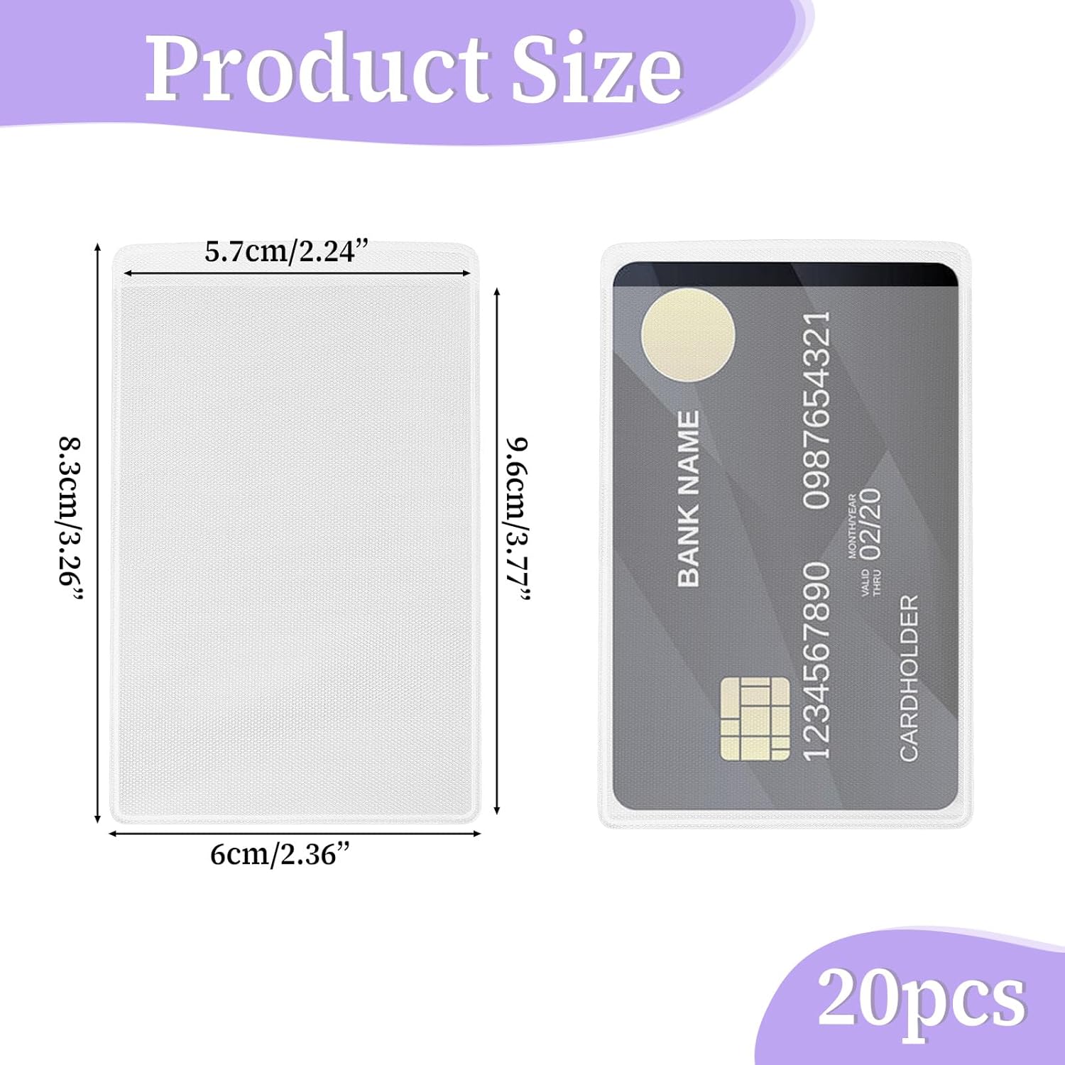 20 Pack Social Security Card Protector Sleeves Waterproof New Medicare Card Holder Credit Card Sleeves Soft Clear Card Covers Protective case for Drivers License ID Business Card Cover 2 71ZMytCE KL. AC SL1500 - northernschoolofshiatsu.co.uk