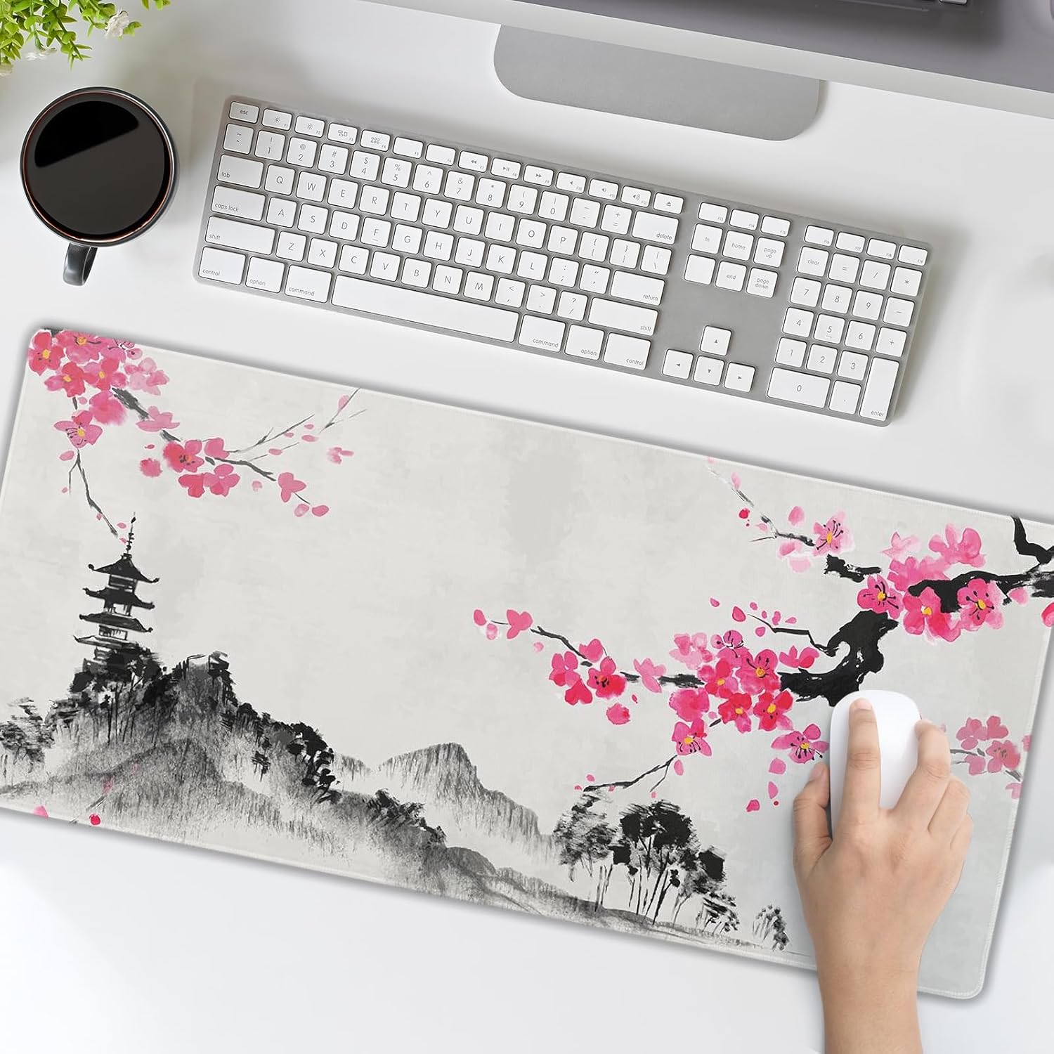 Large Floral Mouse Pad Extended Gaming Mousepad 31.5"x11.8" Vintage Aesthetic Black Desk Mat Flower Mouse Pad Plant Wildflower Mousepad XXL Laptop Computer Keyboard Mats for Desk Office 207 71Zy0EFL8jL. AC SL1500 - northernschoolofshiatsu.co.uk
