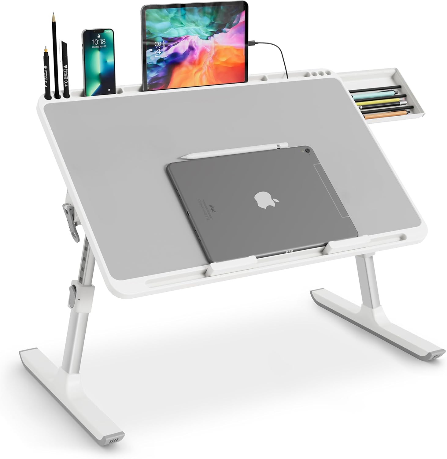 Monomi Laptop Desk for Bed, Height & Angle Adjustable Laptop Stand for Bed,X-Large Folding Portable Lap Desks Trays with Storage Drawers, Lap Table for Eating, Working, Writing and Drawing 1 71b7tRgdAFL. AC SL1500 - northernschoolofshiatsu.co.uk