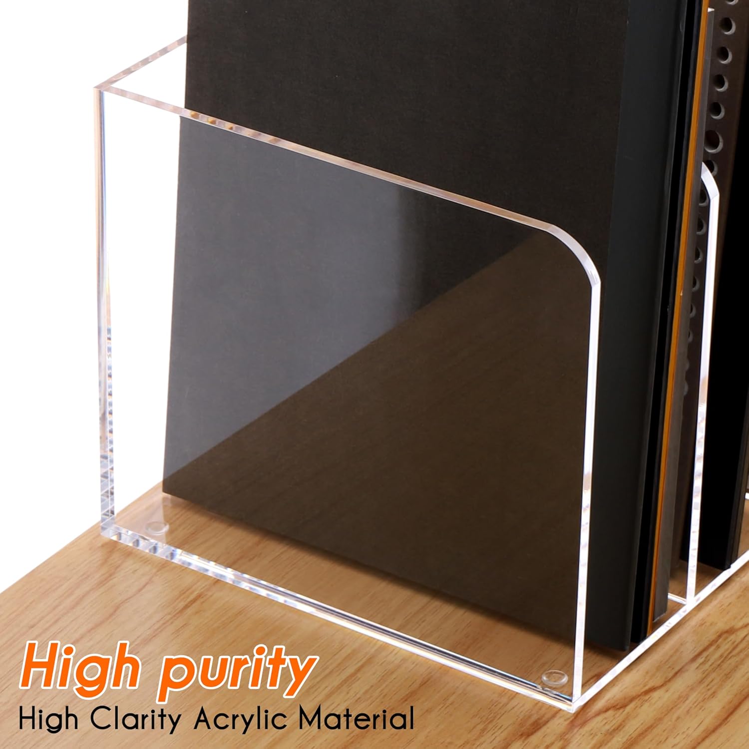 File Organizer for Desk Clear Acrylic Magazine Holder Desk Organizer Office Accessories Folder Organizer with 3 Vertical Organizer Spaces File sorters,for Home Office School...(B5) 6 71bSieLwU7L. AC SL1500 - northernschoolofshiatsu.co.uk