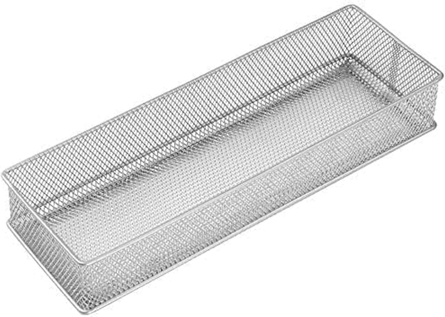 YBM HOME Silver Mesh Drawer Organizer and Storage for Kitchen Drawers, Serves as School Supply Holder, Office Desktop Organizer Basket, Makeup and Craft Supplies Organization, (1 Unit, 8x12x2 Inch) 1 71beiEVMwRL. AC SL1500 - northernschoolofshiatsu.co.uk