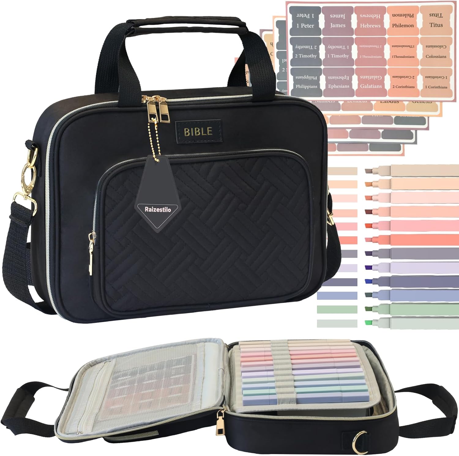 Bible Cover for Women Bible Case, Large Bible Bag, Bible Study Supplies Bible Journaling Kit Book Carrying Case with Bible Highlighters Tabs, Valentines Day Christian Gifts for Women 1 71bknHaaHoL. AC SL1500 - northernschoolofshiatsu.co.uk