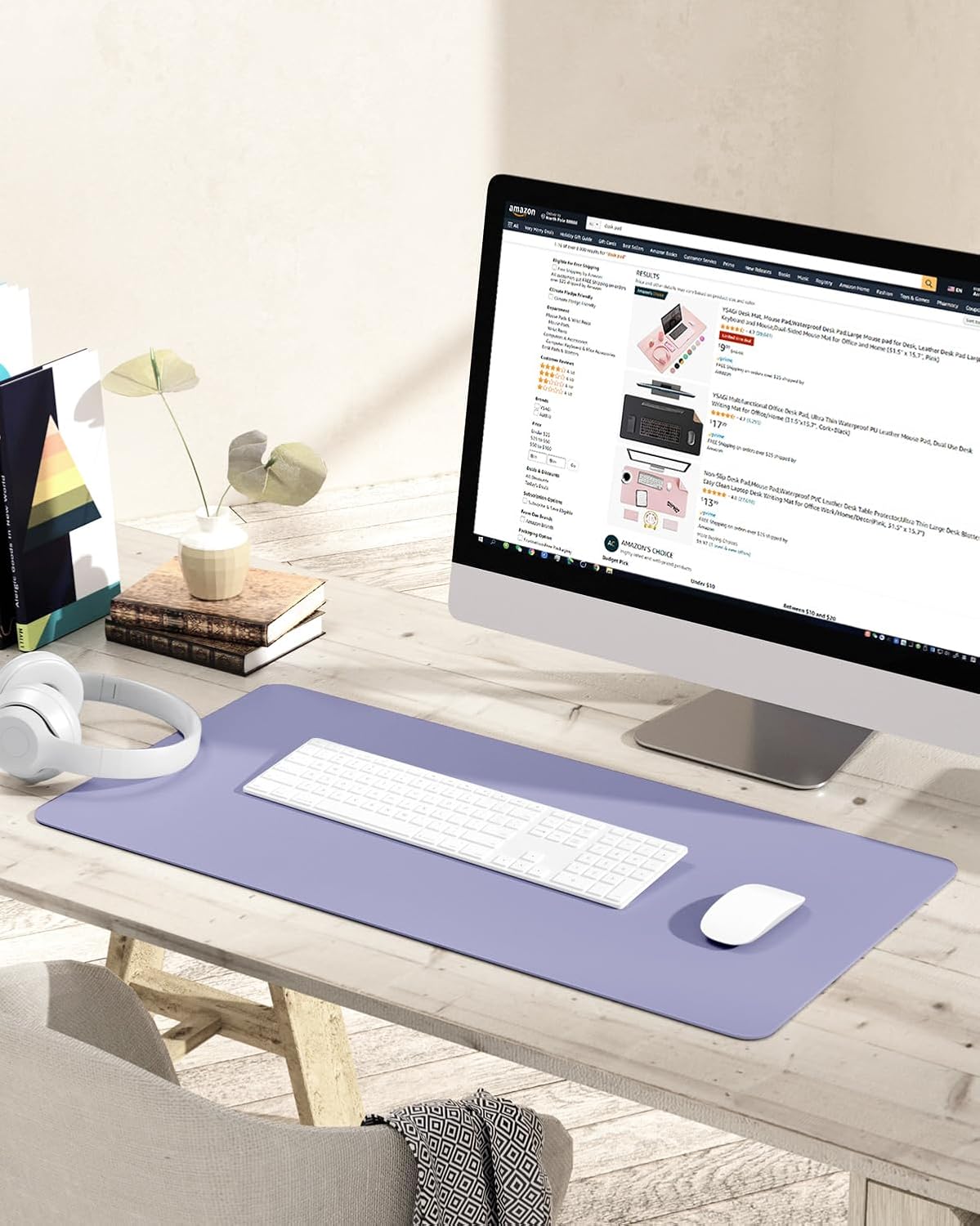 YSAGi Non-Slip Leather Desk Pad, Waterproof Laptop Computer Desk Keyboard Mat, Table Protector Blotter Mat, Large Mouse Pad for Office/Work/Home/Decor(Pink, 23.6" x 13.7") 156 71by0twNgYL. AC SL1500 - northernschoolofshiatsu.co.uk