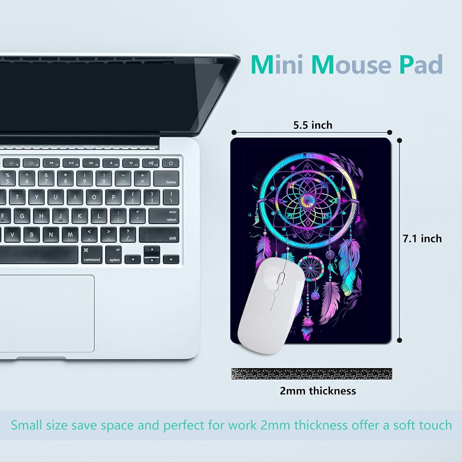 Moon Star Galaxy Floral Mouse Pad Mat for Laptop Mousepads Non-Slip Rubber Base Mouse Pads for Compute Working Home Office Accessories 58 71c yX3rHTL. AC SL1500 - northernschoolofshiatsu.co.uk