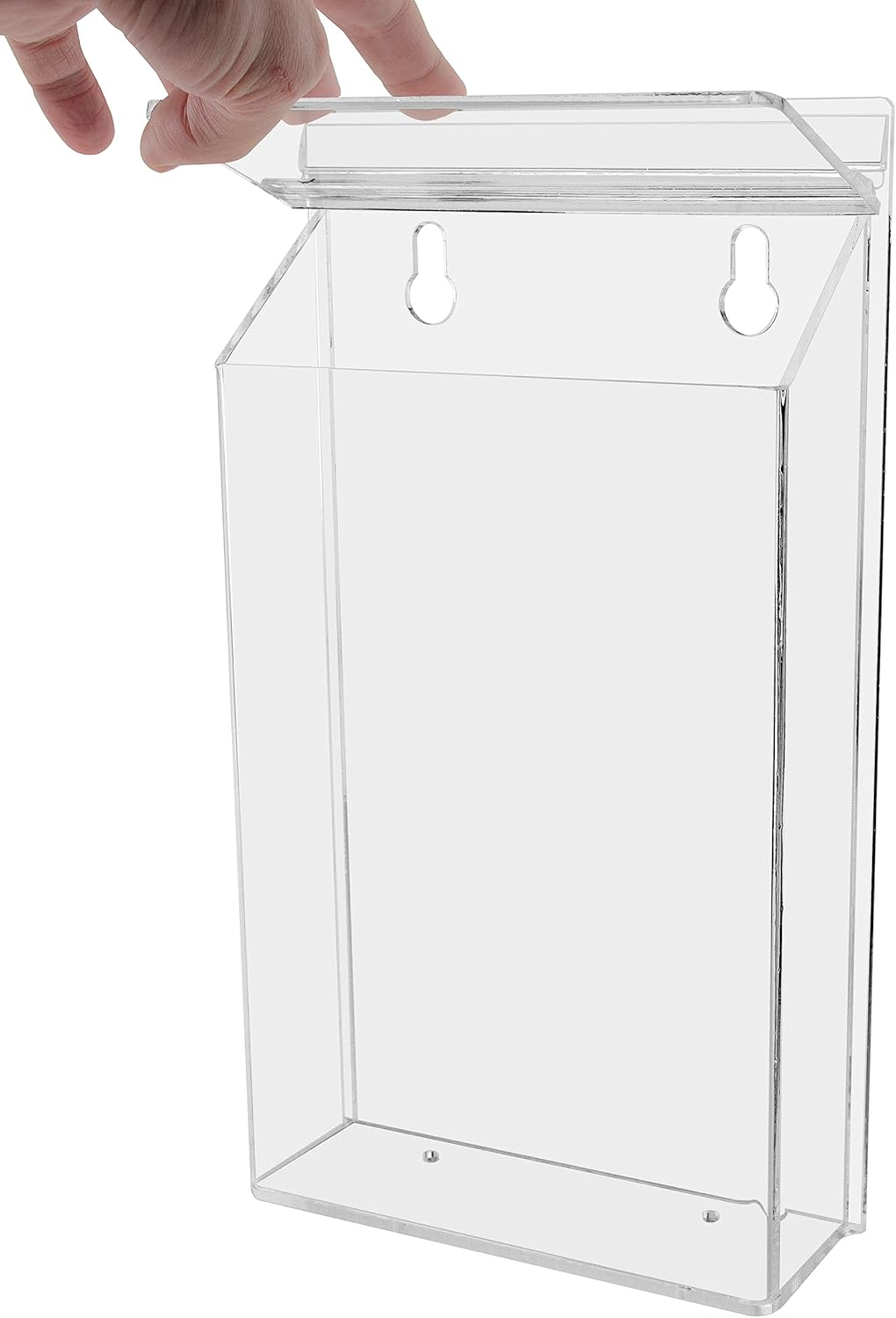 Marketing Holders Outdoor Brochure Holder Holds 4" x 9" Trifolds Wall Mount Clear with White Lid Acrylic Rack Cards Box with Lid Includes Take One Sticker Adhesive Strips Advertising Display 10 71c5J6ewHtL. AC SL1500 - northernschoolofshiatsu.co.uk