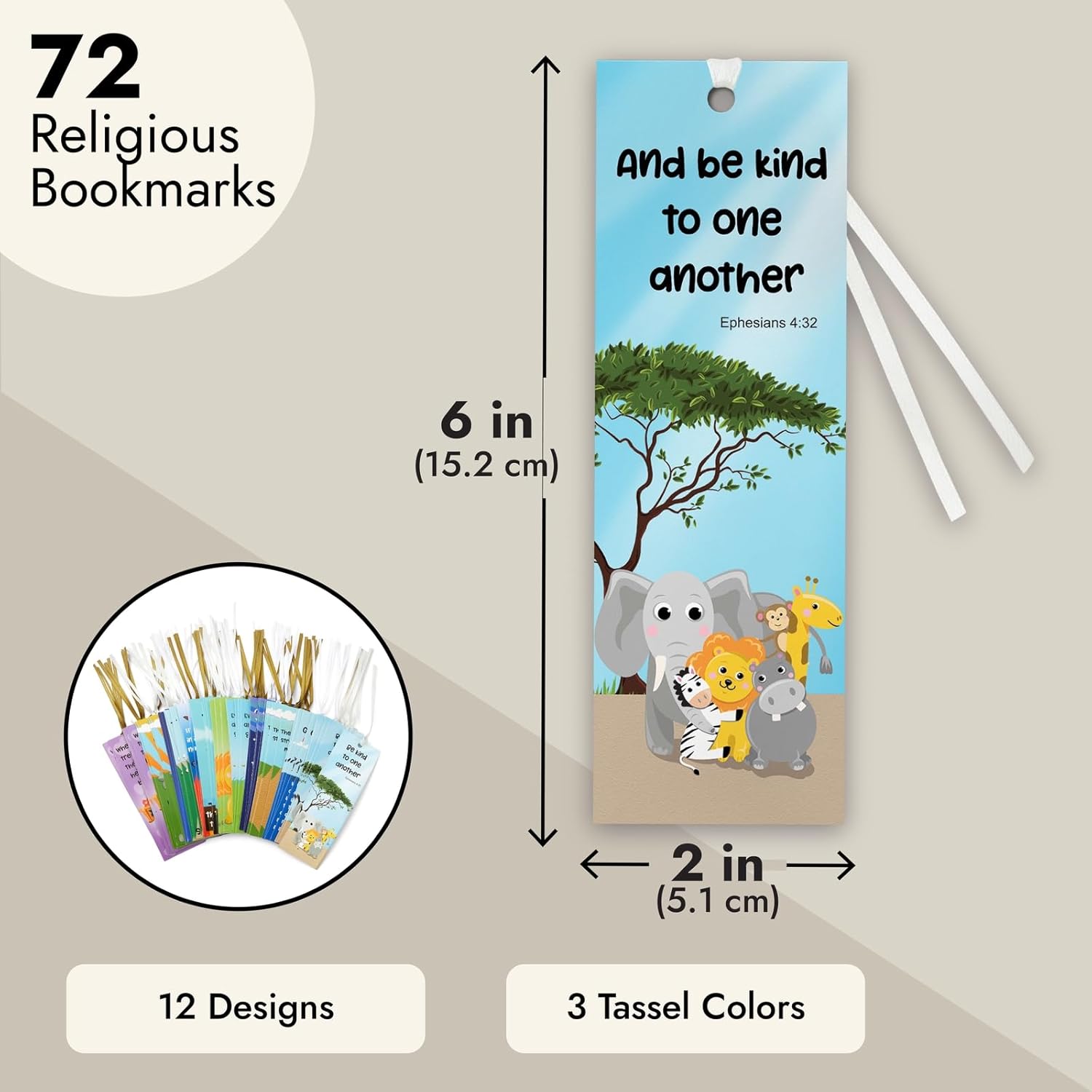 72 Pack Christian Bookmarks Bulk, Religious Scripture, 12 Bible Verse Quotes for Kids (6 x 2 x 0.1 in) 2 71cod79AROL. AC SL1500 - northernschoolofshiatsu.co.uk