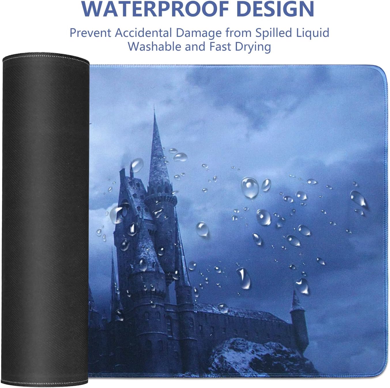 【3 Sizes】 Hog Warts Castle Mouse Pad Extended Gaming Mouse Pad Gifts Large Non-Slip Rubber Base Mousepad Waterproof Keyboard Mouse Mat Desk Pad for Work Game Office Home - 39.5" L*16.8" W 5 71dOz4oKBnL. AC SL1500 - northernschoolofshiatsu.co.uk