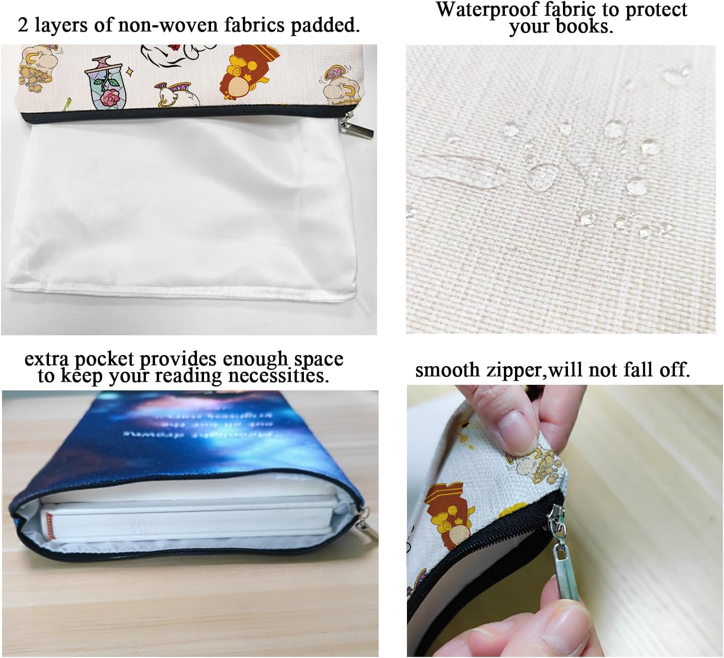 Princess Dreamy Book Sleeve, Beauty Inspired Book Sleeve, Fairytale Lover Gift A Tale as Old as Time Gift Book Cover, Paperback Book Cover with Zipper6JB036 5 71dlGcFMGiL. AC SL1500 - northernschoolofshiatsu.co.uk