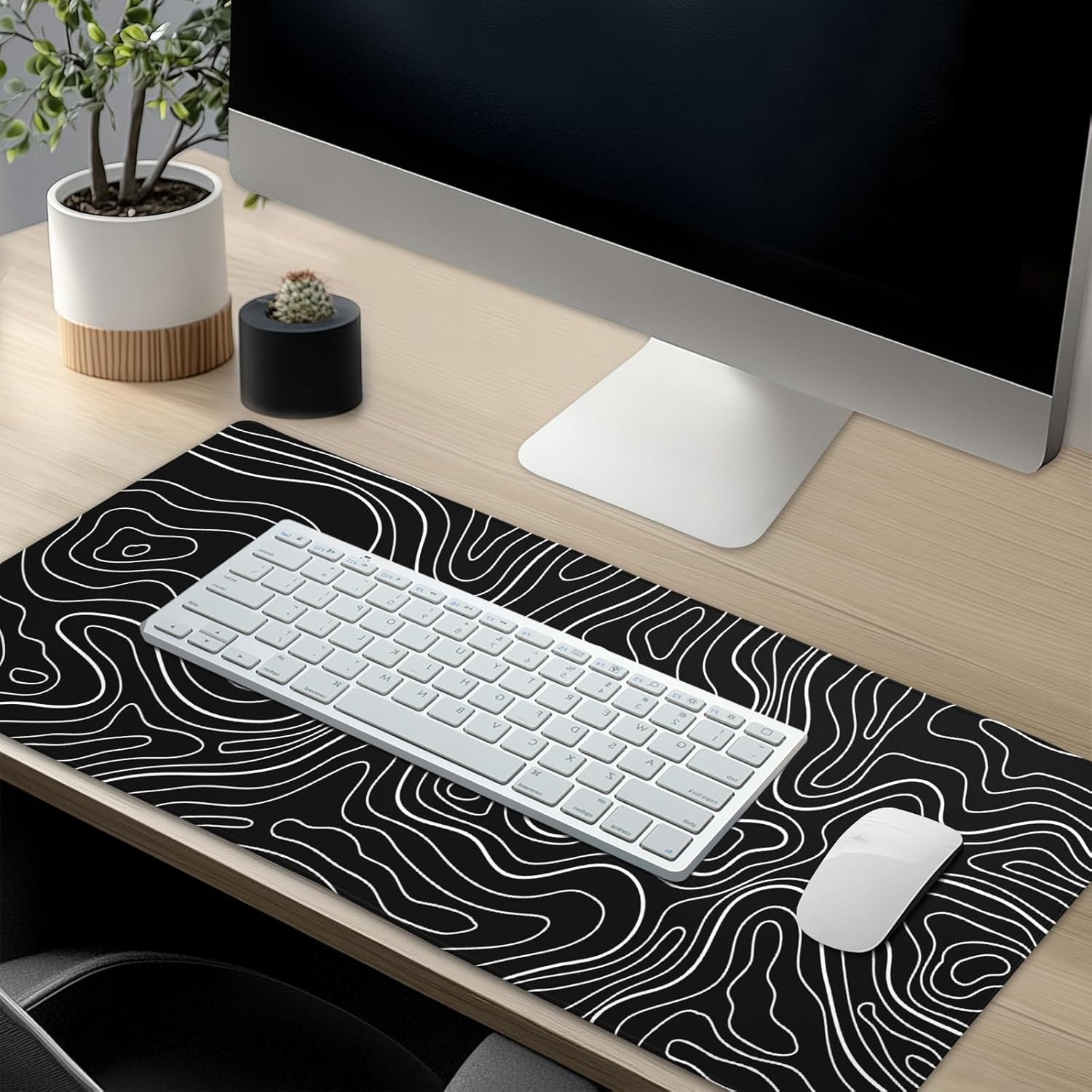 Large Floral Mouse Pad Extended Gaming Mousepad 31.5"x11.8" Vintage Aesthetic Black Desk Mat Flower Mouse Pad Plant Wildflower Mousepad XXL Laptop Computer Keyboard Mats for Desk Office 330 71e0BLJSl2L. AC SL1500 - northernschoolofshiatsu.co.uk