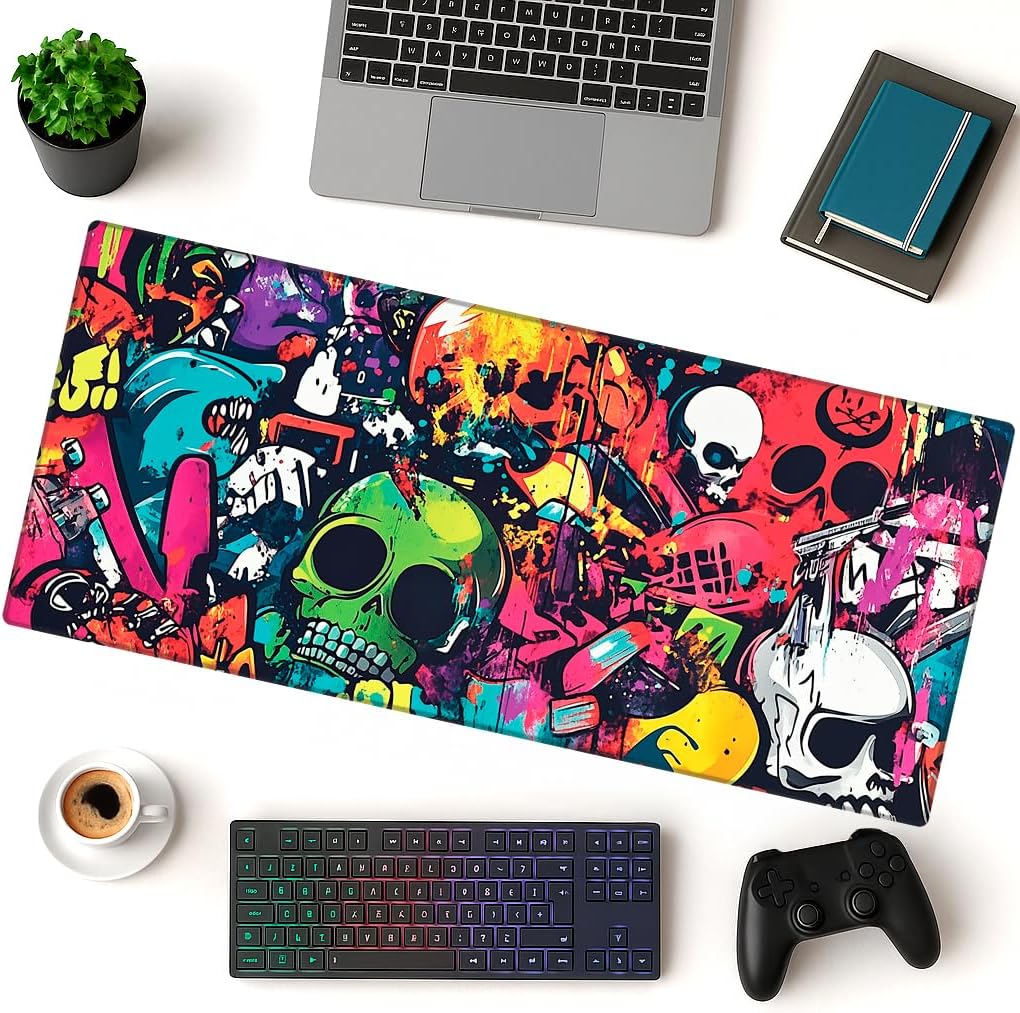 Extra Large Space Gaming Mouse Pad for Computer, Laptop & Keyboard – 27.5"x11.8", Non-Slip Rubber Base, Water-Resistant Surface, Extended Mousepad for Gamers & Office (Cosmic Wanderer, X-Large) 41 71eE+09q+cL. AC SL1024 - northernschoolofshiatsu.co.uk