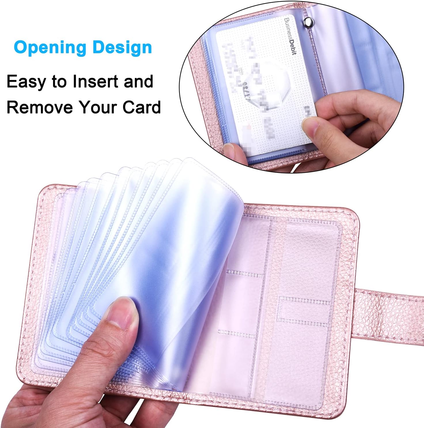 Wisdompro Credit Card Holder, Slim Leather RFID Blocking Wallet Debit Card Protector Organizer Case (Build in 20 Card Slot & 7 Small Cells for Memory Cards)-Vertical Black 59 71eR5LLSrkL. AC SL1500 - northernschoolofshiatsu.co.uk