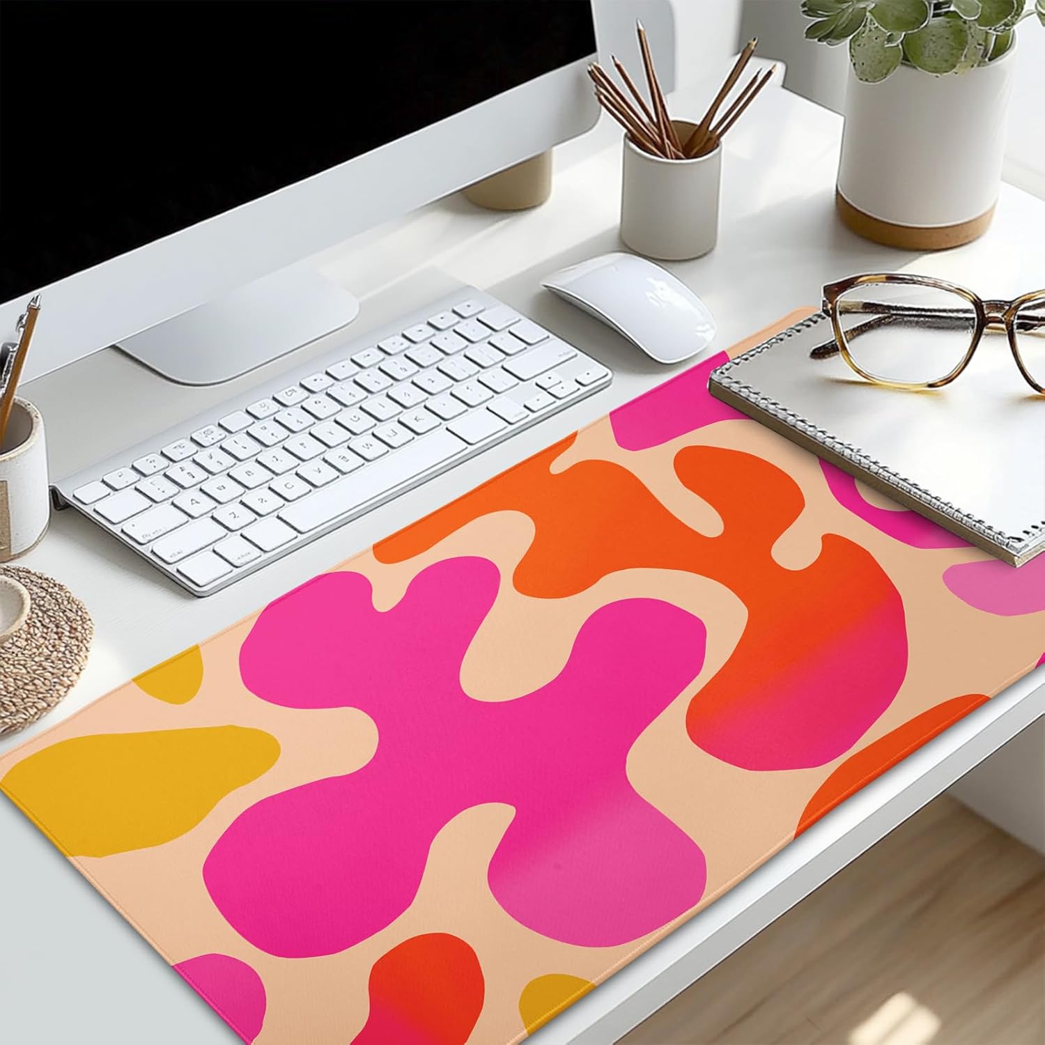 Large Floral Mouse Pad Extended Gaming Mousepad 31.5"x11.8" Vintage Aesthetic Black Desk Mat Flower Mouse Pad Plant Wildflower Mousepad XXL Laptop Computer Keyboard Mats for Desk Office 126 71fJXhgdpRL. AC SL1500 - northernschoolofshiatsu.co.uk