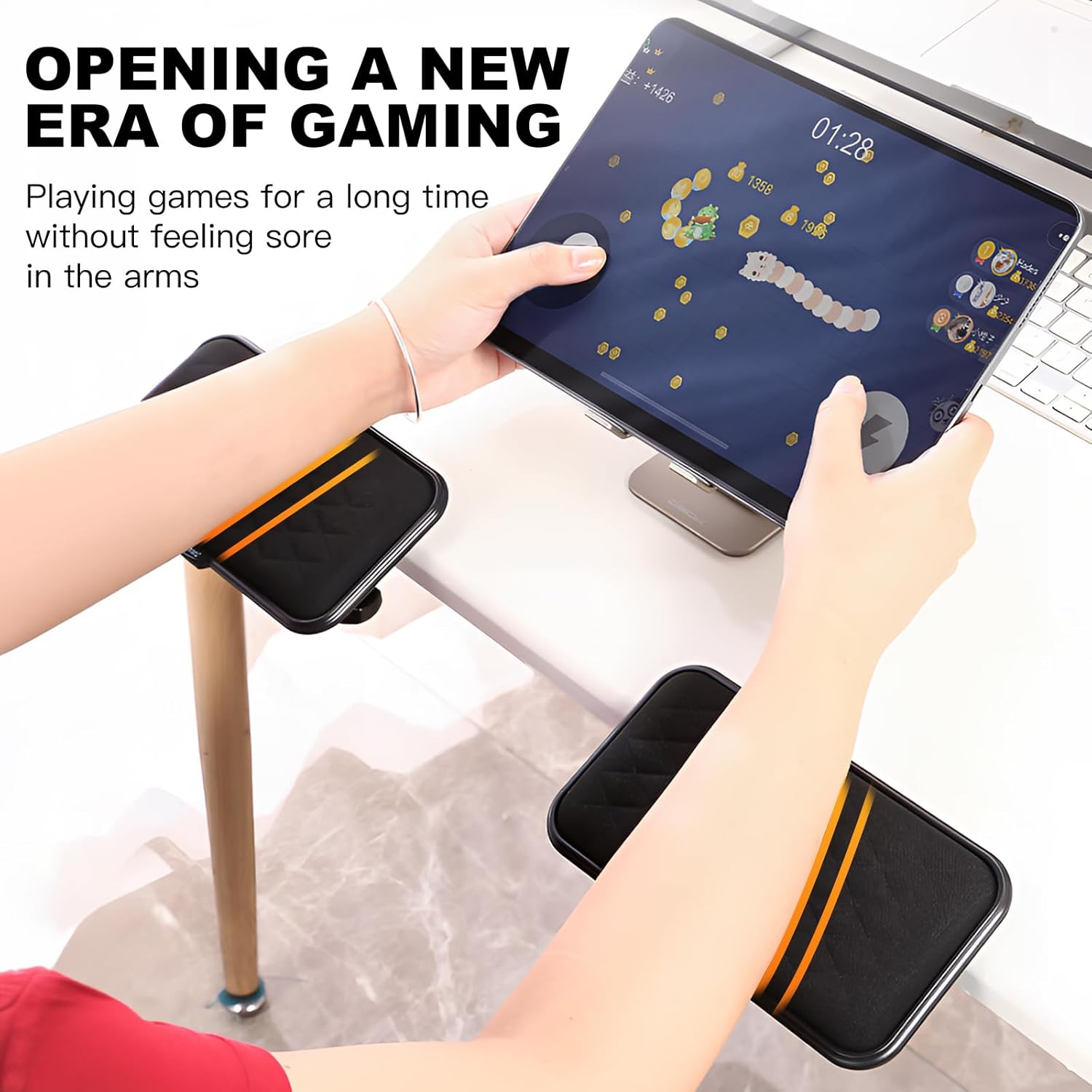 arm rest for desk,elbow pad keyboard wrist rest Mouse pad support the desk edge cushion,relieve the pressure on the wrist and elbow,suitable for office work,learning,painting and games (2Pack) (black) 2 71fY5 2ZZ4L. AC SL1500 - northernschoolofshiatsu.co.uk
