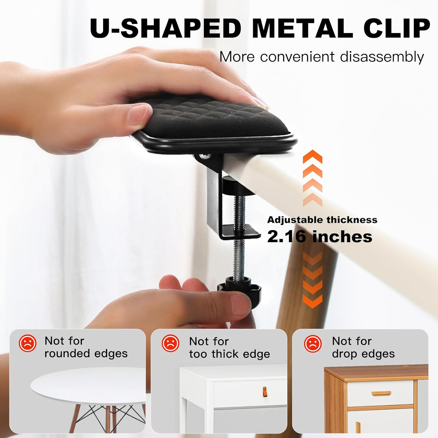 arm rest for desk,elbow pad keyboard wrist rest Mouse pad support the desk edge cushion,relieve the pressure on the wrist and elbow,suitable for office work,learning,painting and games (2Pack) (black) 6 71fm2ZVn+jL. AC SL1500 - northernschoolofshiatsu.co.uk