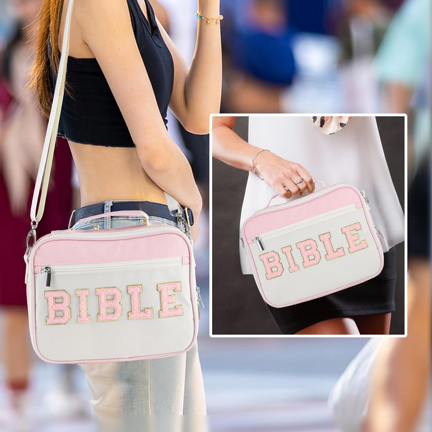 Bible covers for girls,Pink Bible Cover Case for Women, Bible case for girls, Bible Cases for woman, Bible Carrying Case With Shoulder Strap, Bible holder case for women 5 71gKD5m8HnL. AC SL1500 - northernschoolofshiatsu.co.uk