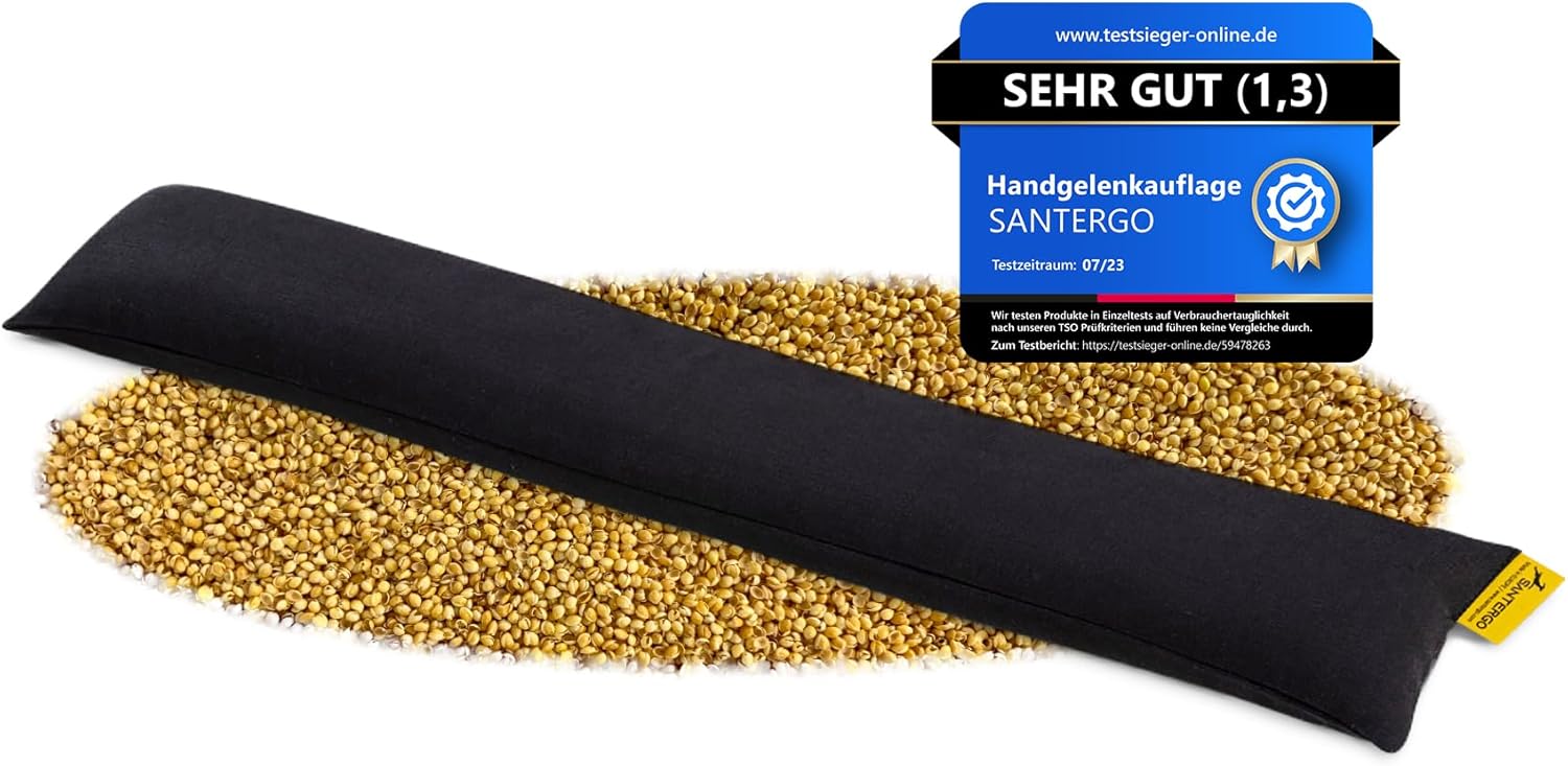 Wrist Rest for Keyboard - Ergonomic Palm Rest Made of Millet Chaff, Anti- tendonitis for Laptop & Computer, Easy Typing, Cushion Support (Black) 1 71gSKGwDe9L. AC SL1500 - northernschoolofshiatsu.co.uk