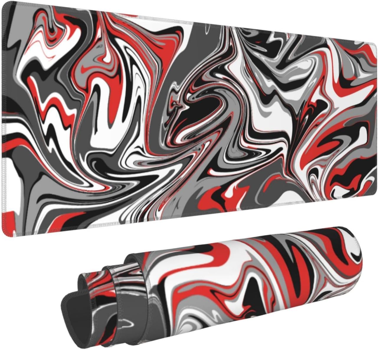 Black and White Mouse Pad 31.5”x11.8” Geometric Design Extended Large Mousepad Keyboard Mouse Mat Desk Pad Non-Slip Rubber Base Stitched Edge Large XXL Mousepad for Gaming Laptop Computer Desktop 10 71giRafzytL. AC SL1500 - northernschoolofshiatsu.co.uk