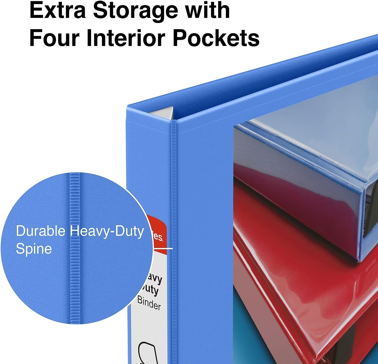 Staples 976049 Heavy-Duty 4-Inch D 3-Ring View Binder Navy Blue (26372) 202 71gkpugnugL. AC SL1500 - northernschoolofshiatsu.co.uk