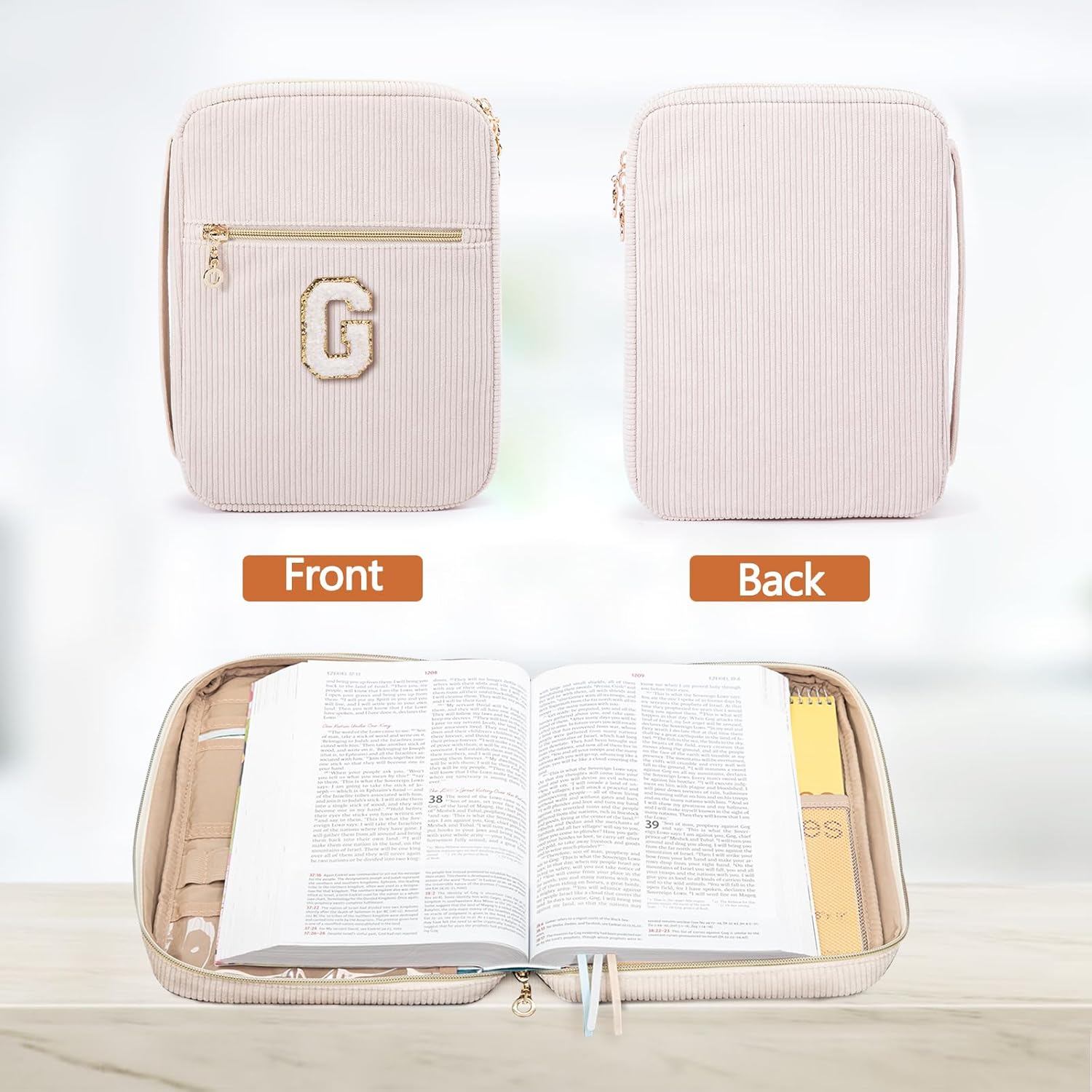 Bible Cover for Women, Initial Personalized Bible Gift - Bible Case for Men - Bible Holder - Bible Bag - Bible Carrier - Bible Carrying Case with Pockets for Bible Study Suppliers, Bible Accessories 51 71gnzOF48CL. AC SL1500 - northernschoolofshiatsu.co.uk