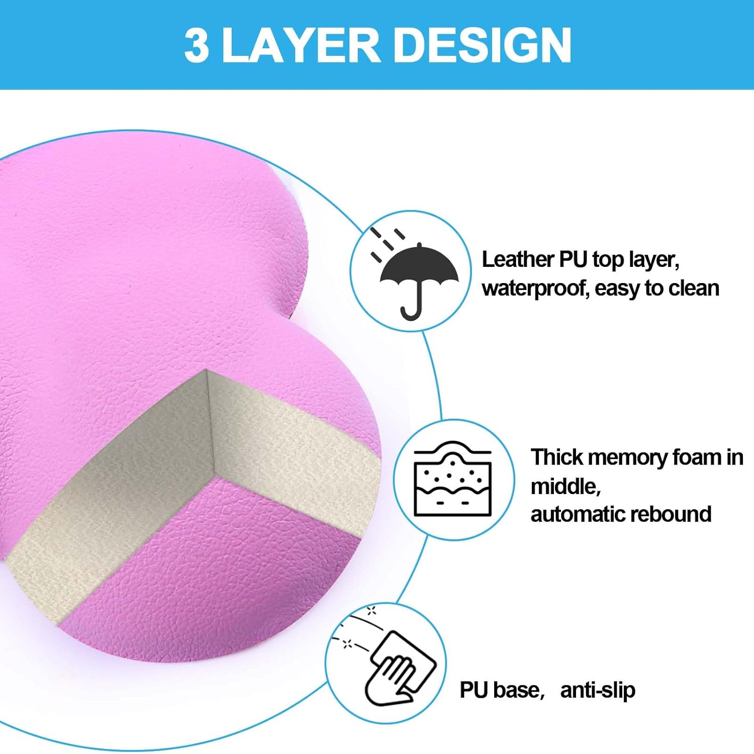 Juome Keyboard Cloud Wrist Rest, Ergonomic Memory Foam Wrist Rest for Typing Pain Relief, Cute Wrist Rest Pad for Computer Keyboard, Laptop, Mac, Home Office (Pink) 4 71gtiVk4zNL. AC SL1500 - northernschoolofshiatsu.co.uk